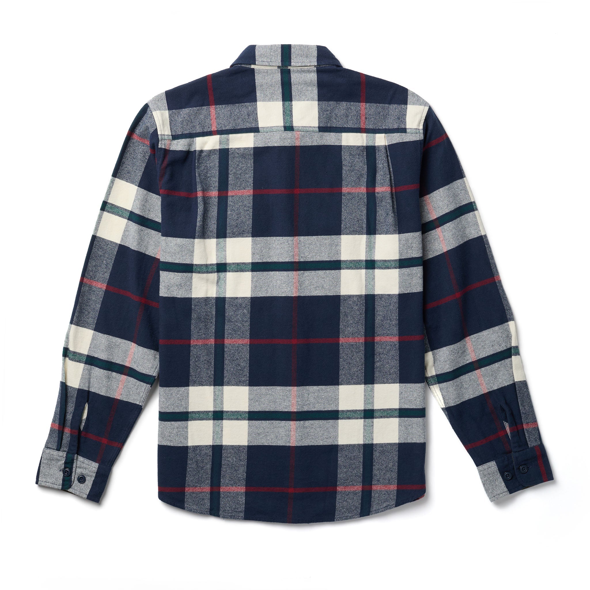 Calico Flannel Navy Big Plaid