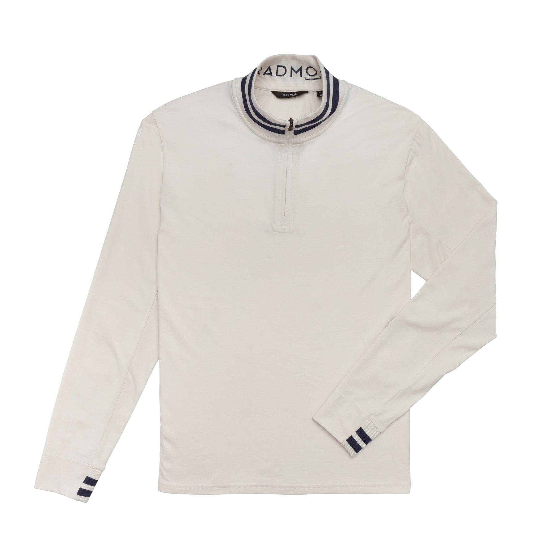 Chappie Recycled 1/4 Zip Snow White/Navy