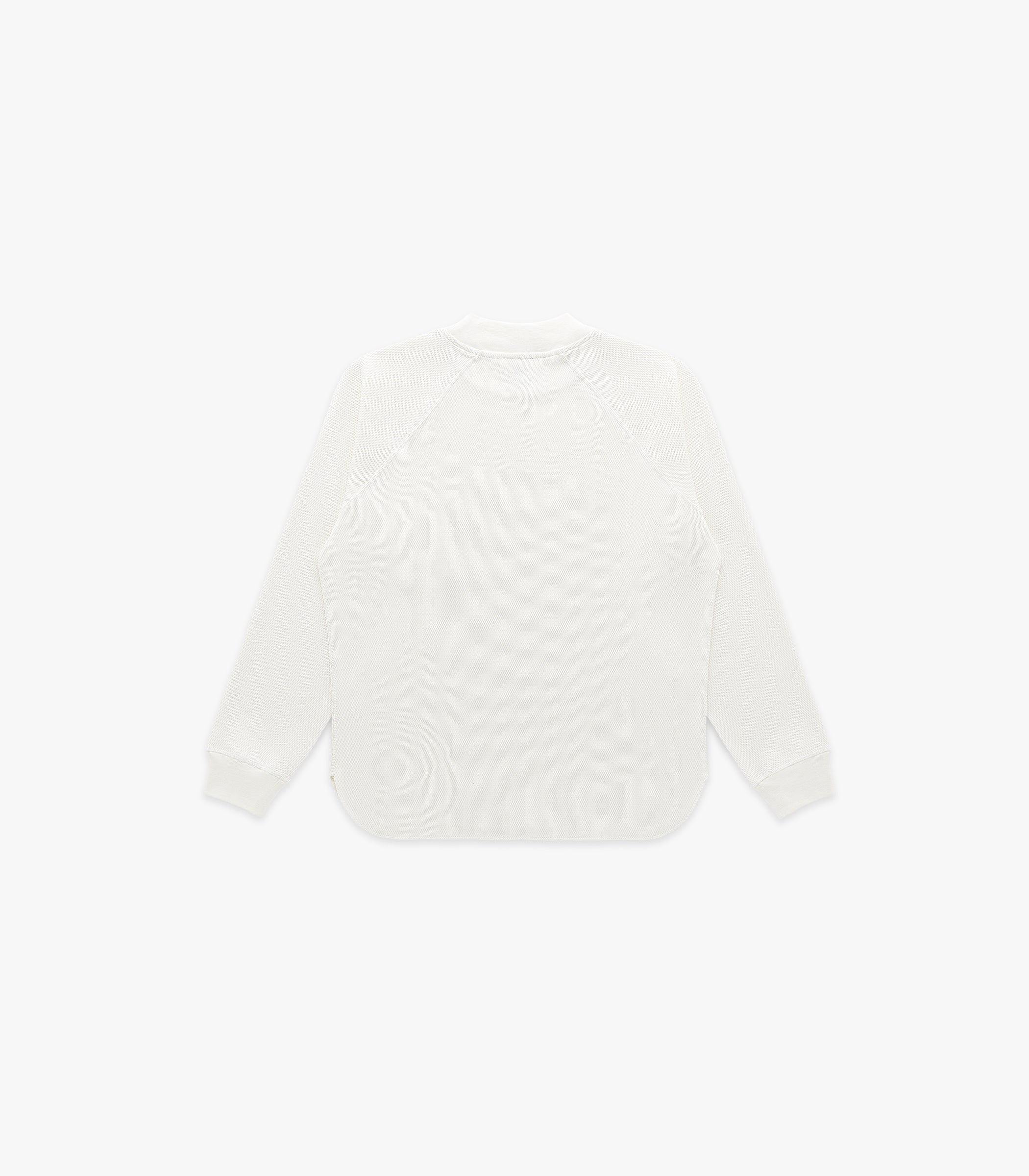 Raglan Mock Neck Thermal Milk