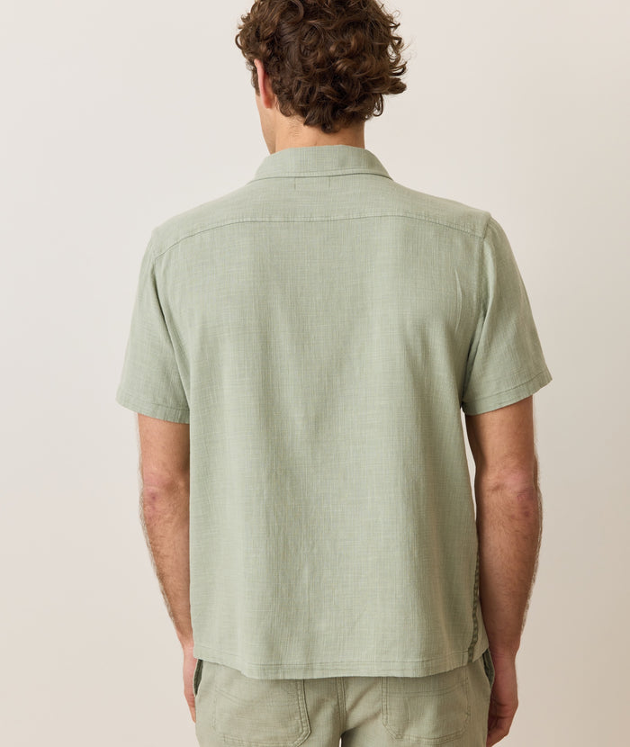 Embroidered Resort Shirt Shadow