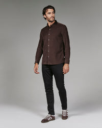 Heritage Corduroy Button-Up, Bordeaux