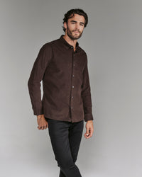 Heritage Corduroy Button-Up, Bordeaux