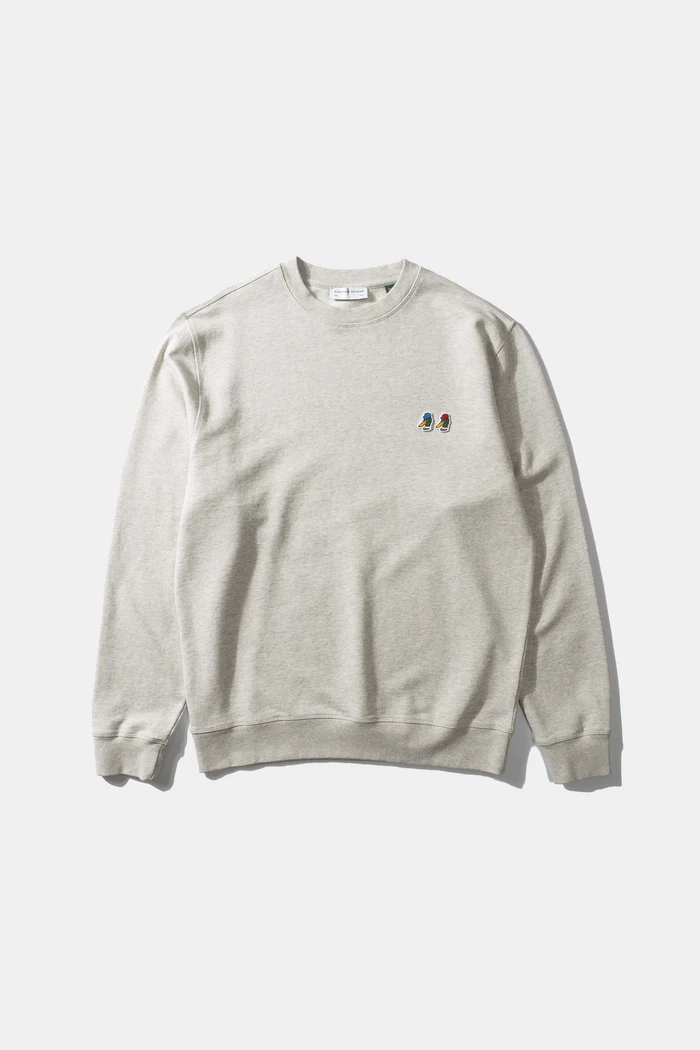 Special Duck Crewneck in Light Grey Melange