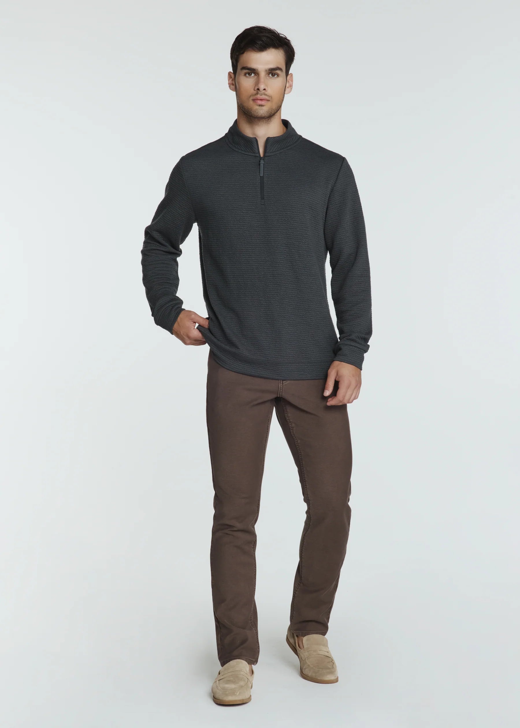 Elevate Quarter Zip Basil