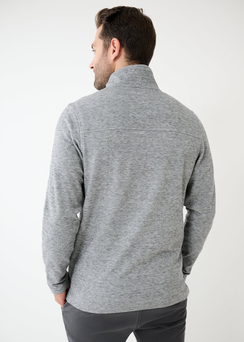 Triblend Quarter Zip Grey