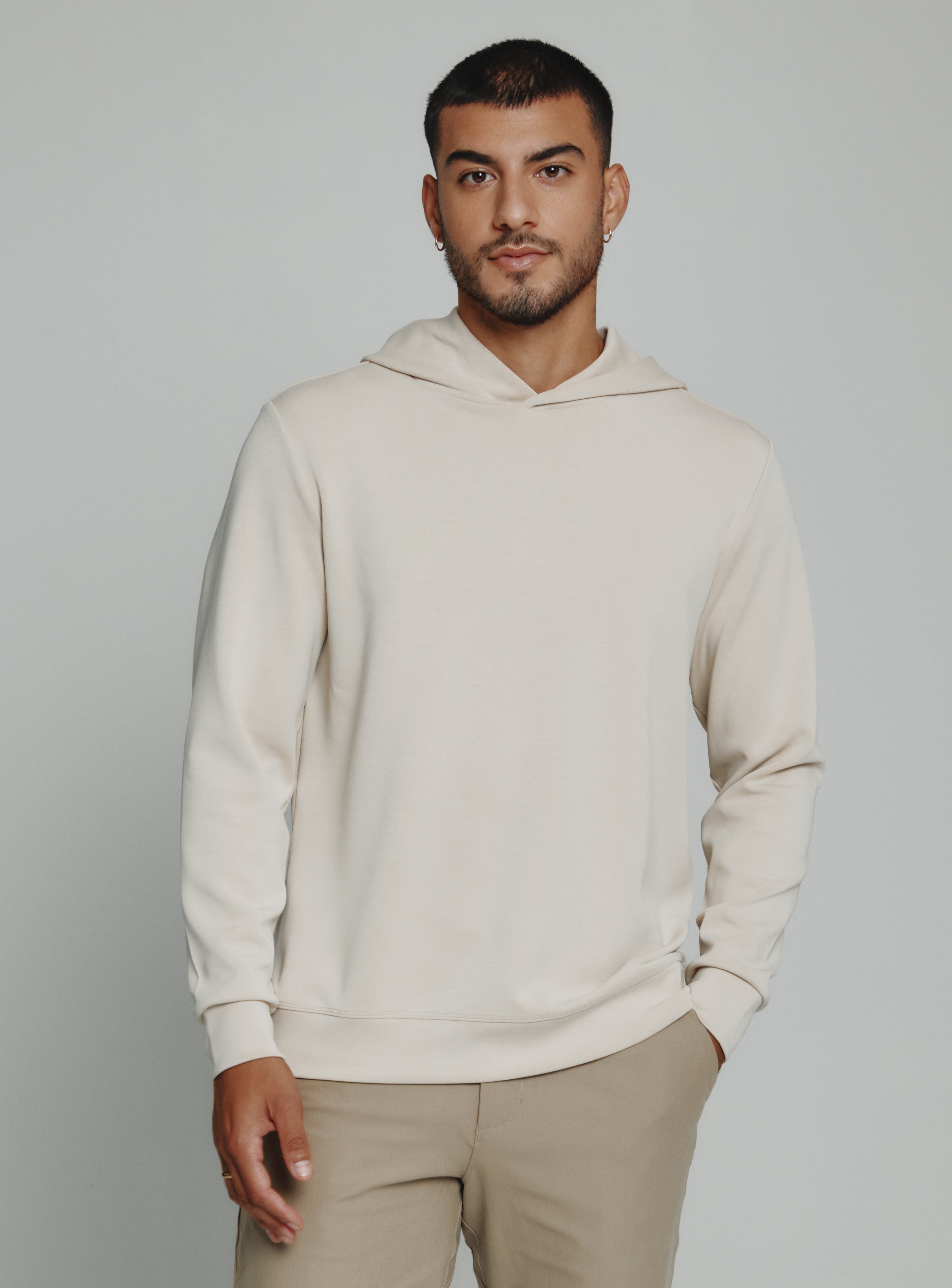 Rev Modal Hoodie Beige