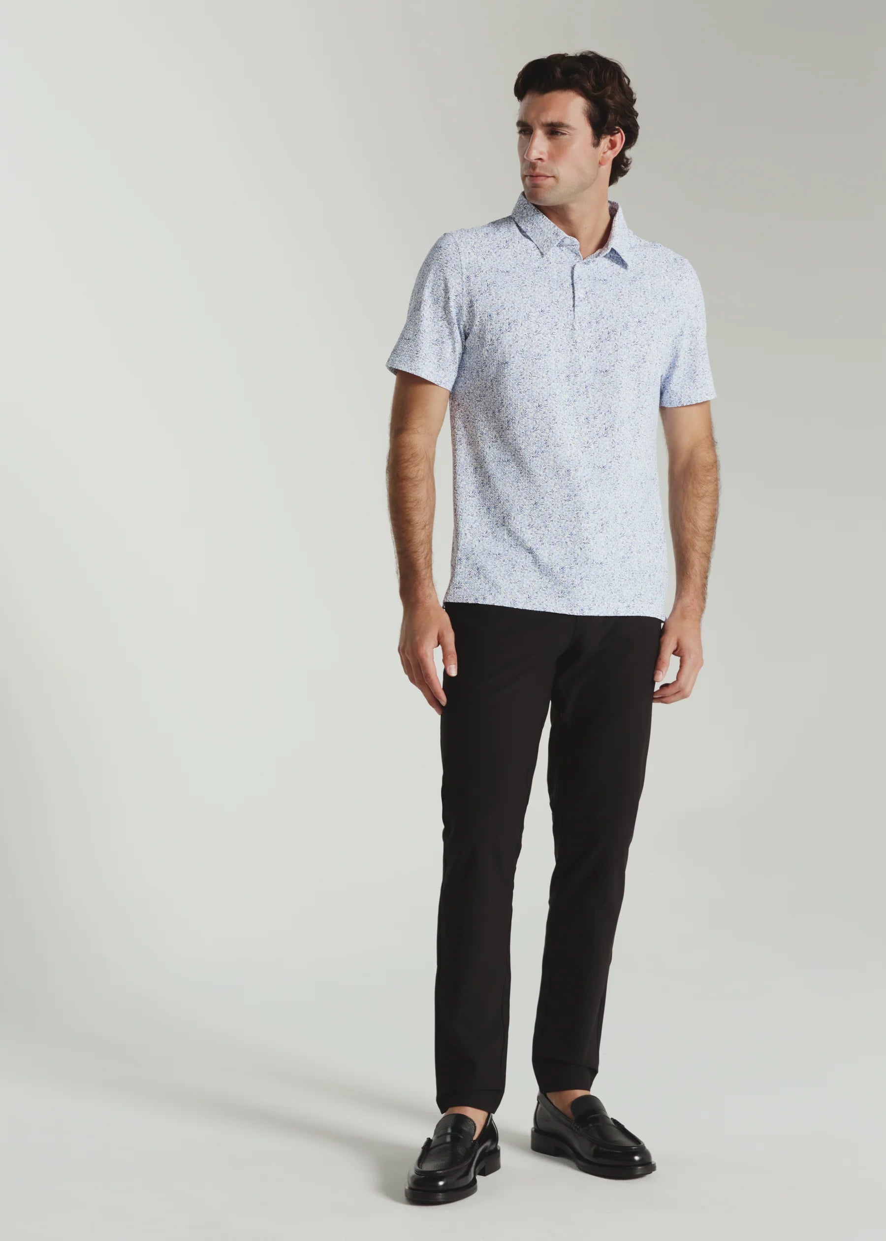 Infinity Athletic Fit Chino Pant Black