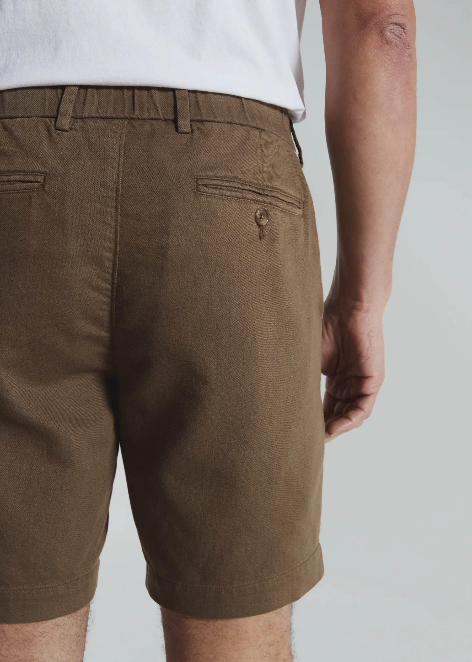 Laguna Linen Chino Short Caribou