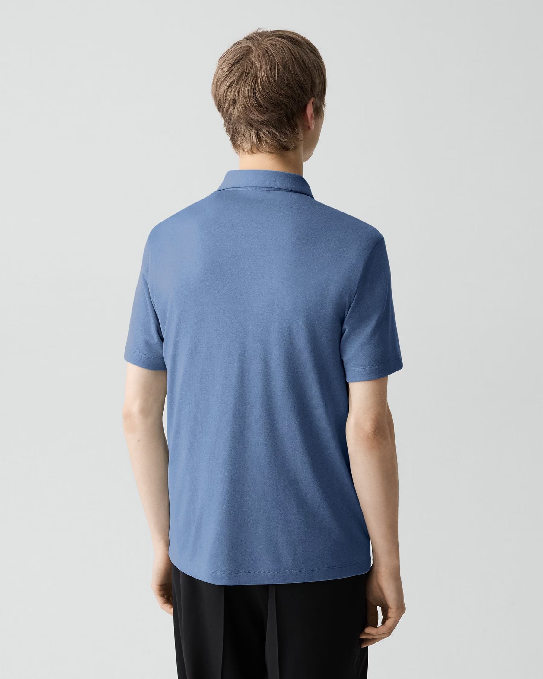 Bron Polo Shirt in Anemone Modal Jersey Bering