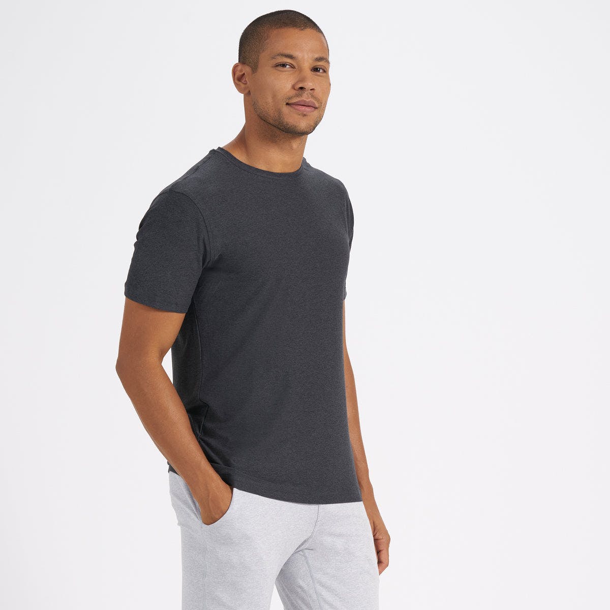 Strato Tech Tee Charcoal Heather