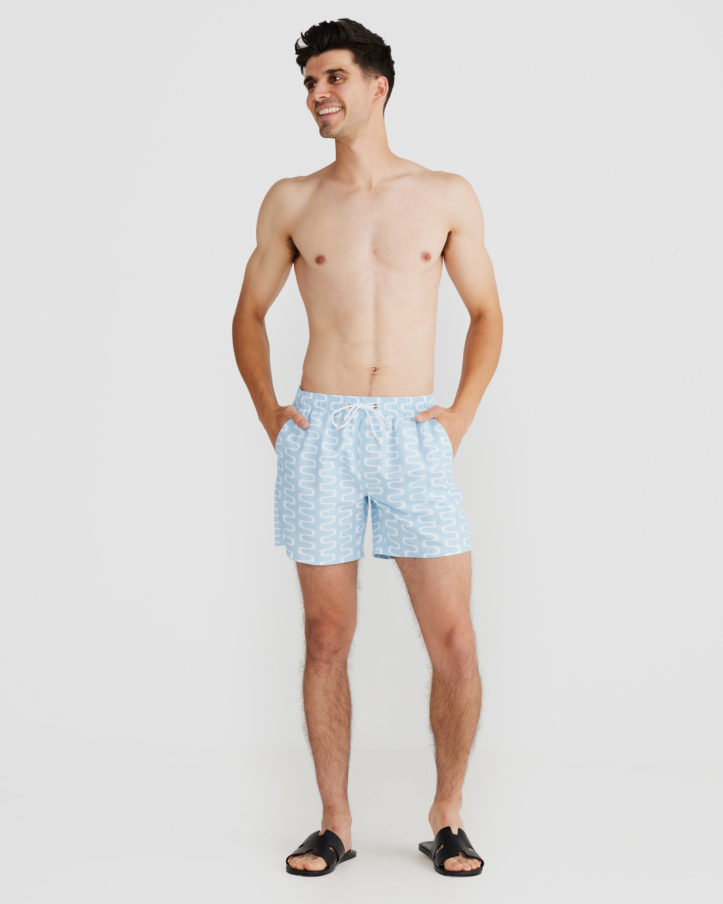 Crete Swim Short Light Blue