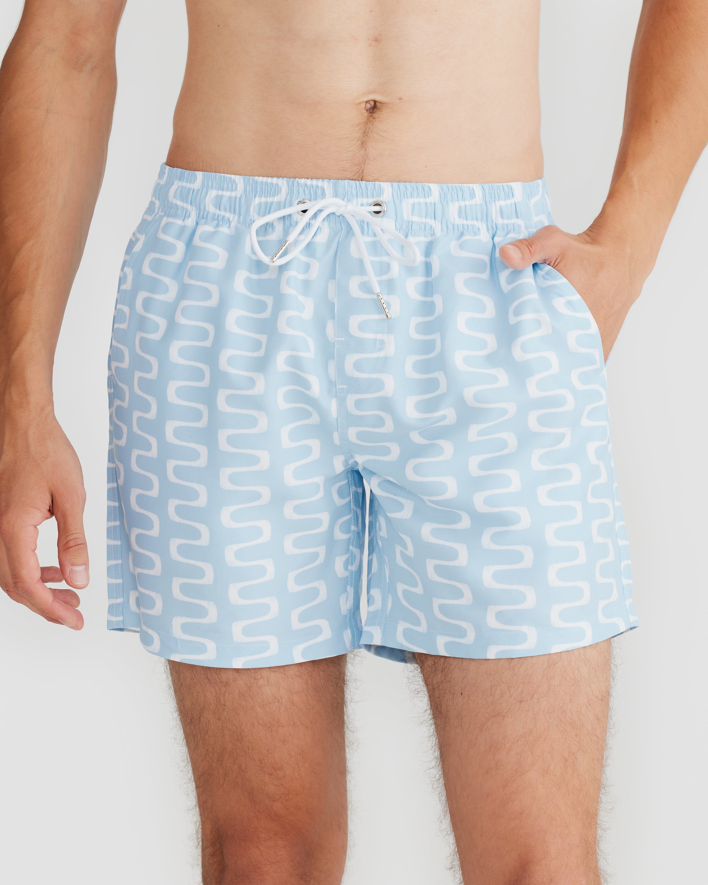 Crete Swim Short Light Blue