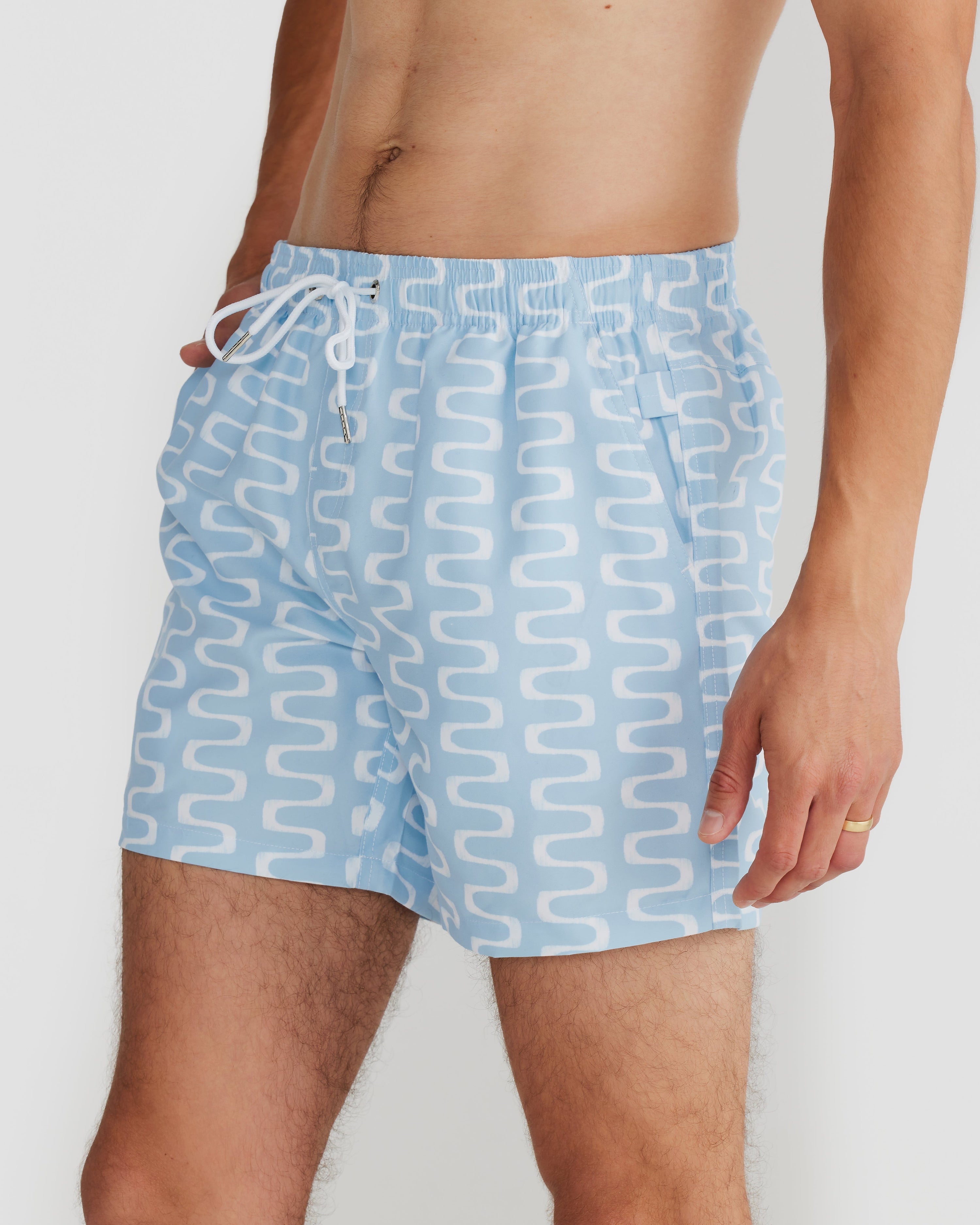 Crete Swim Short Light Blue