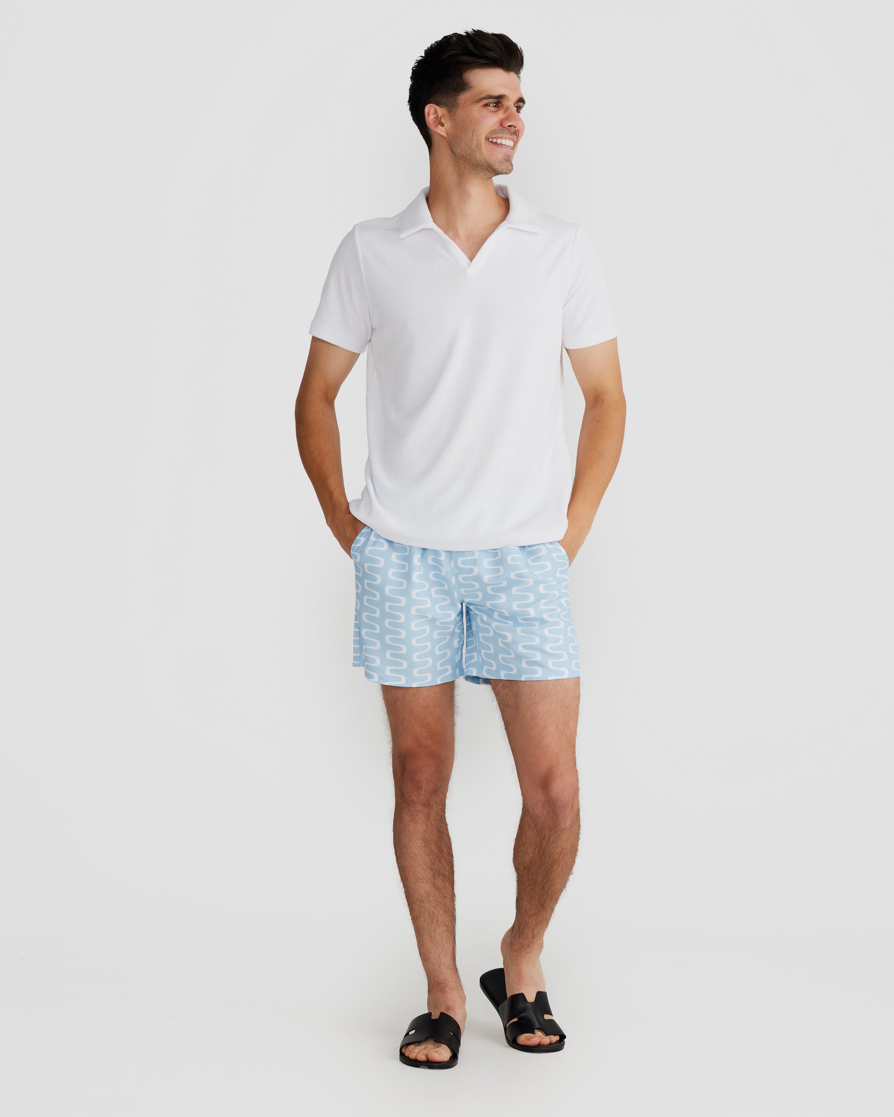 Crete Swim Short Light Blue