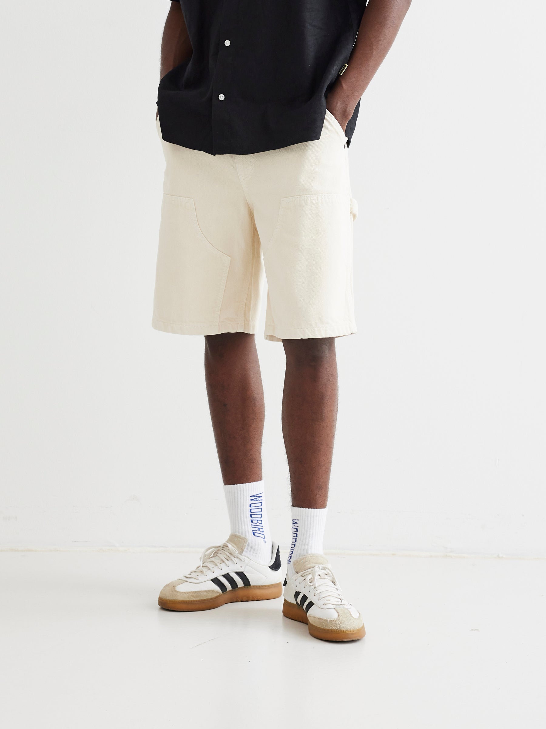 WBDizzon Carpenter Shorts Off White