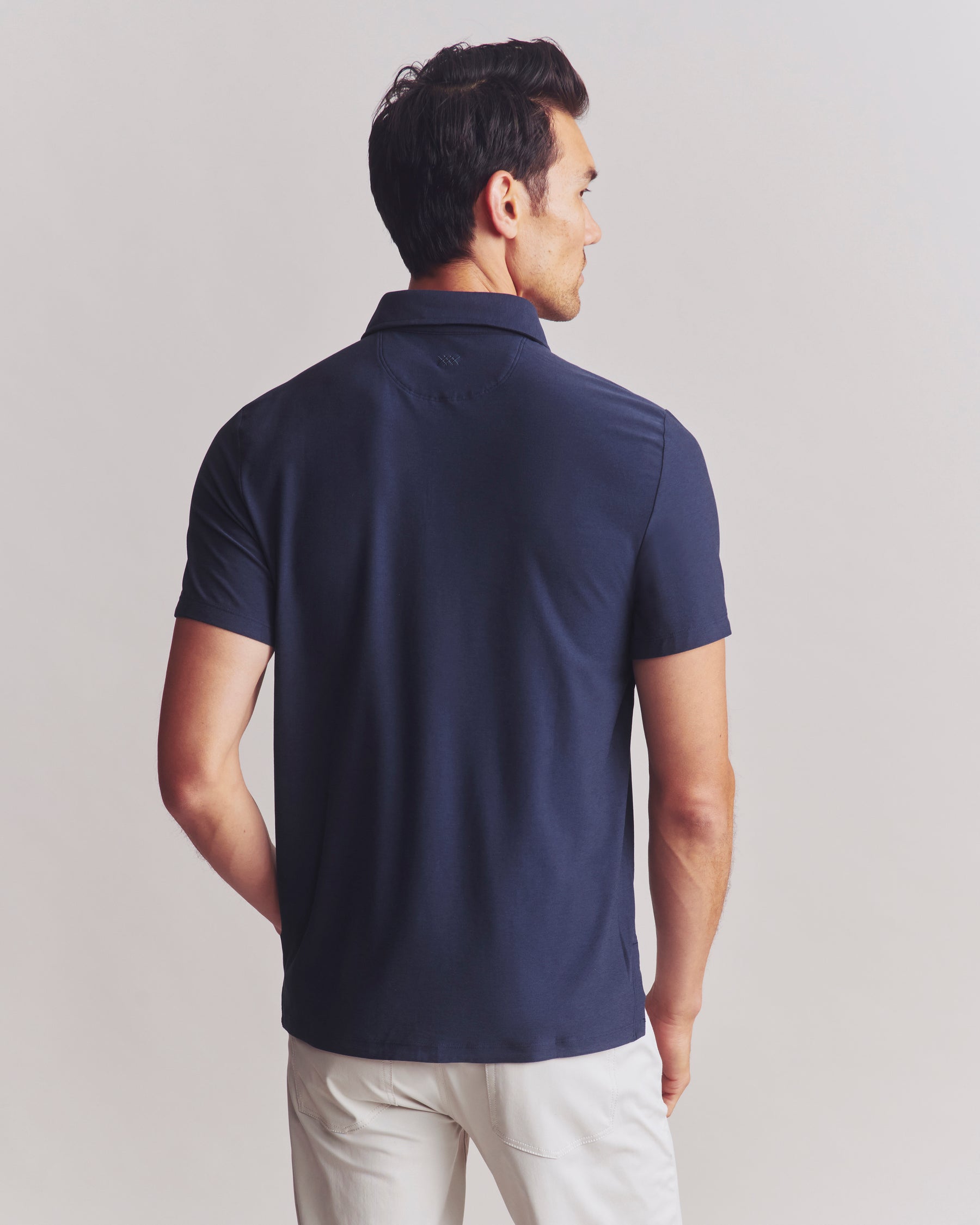 WFH Polo Navy Heather