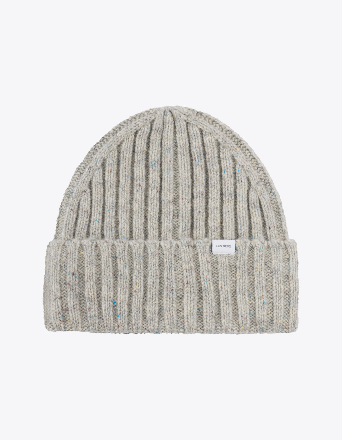 Wells Fleck Rib Beanie - Grey Melange - O/S