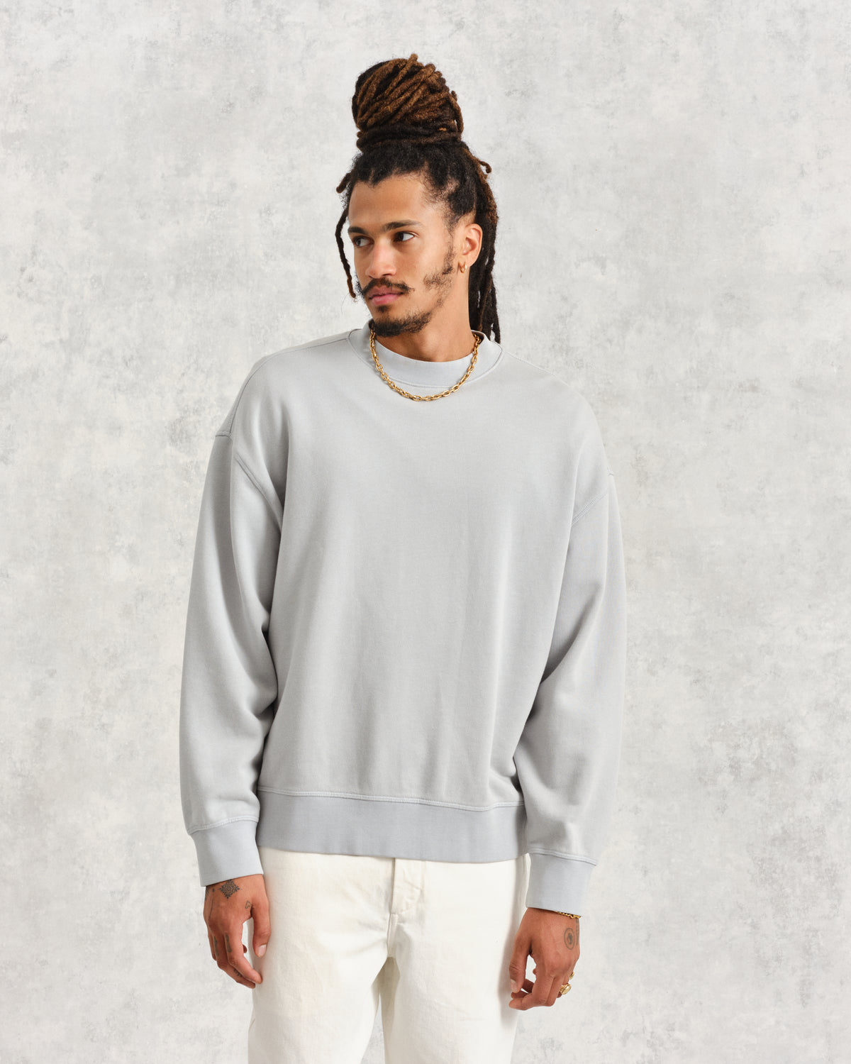 Zen Sweatshirt Blue Loopback Terry