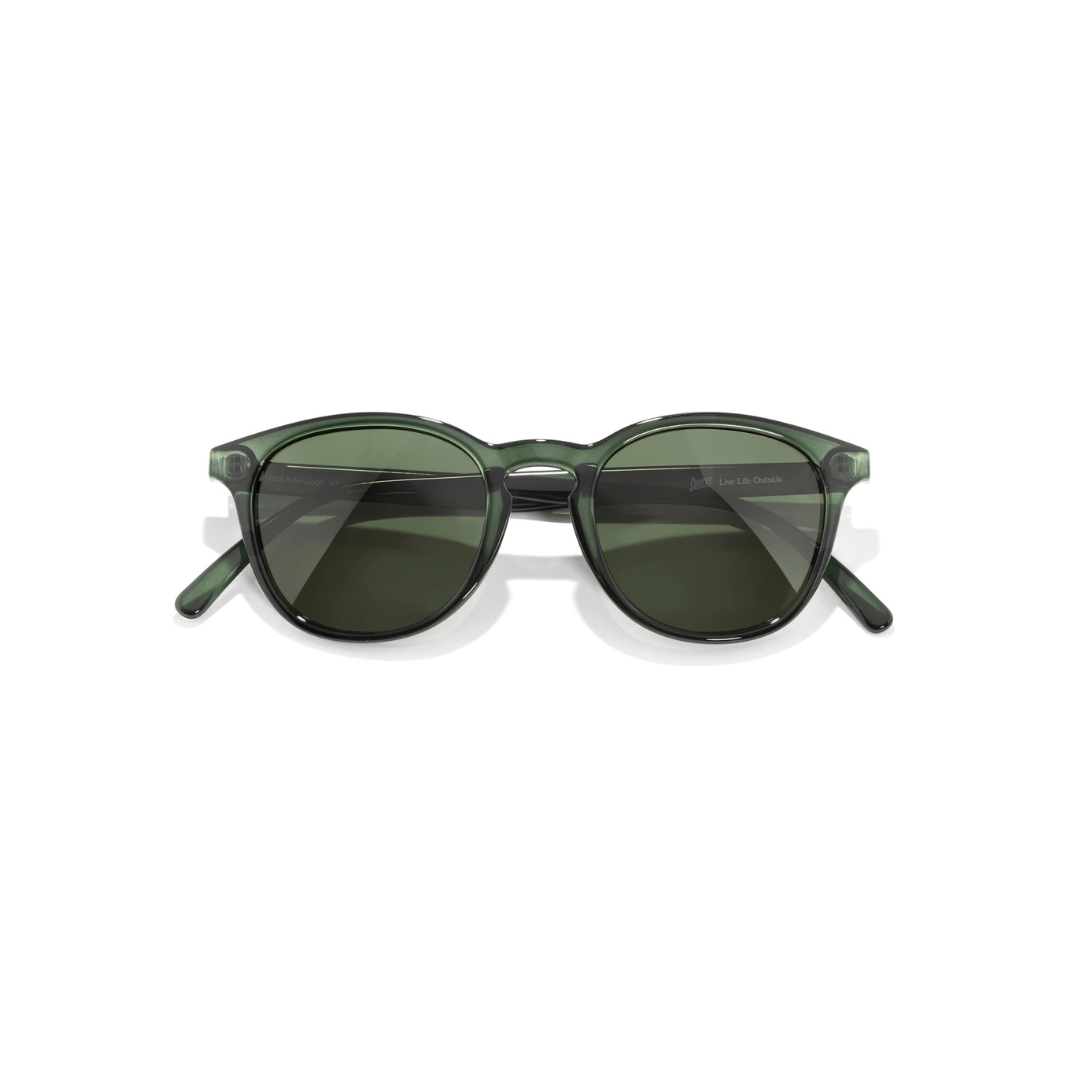 Yuba Polarized Sunglasses - Deep Green Forest