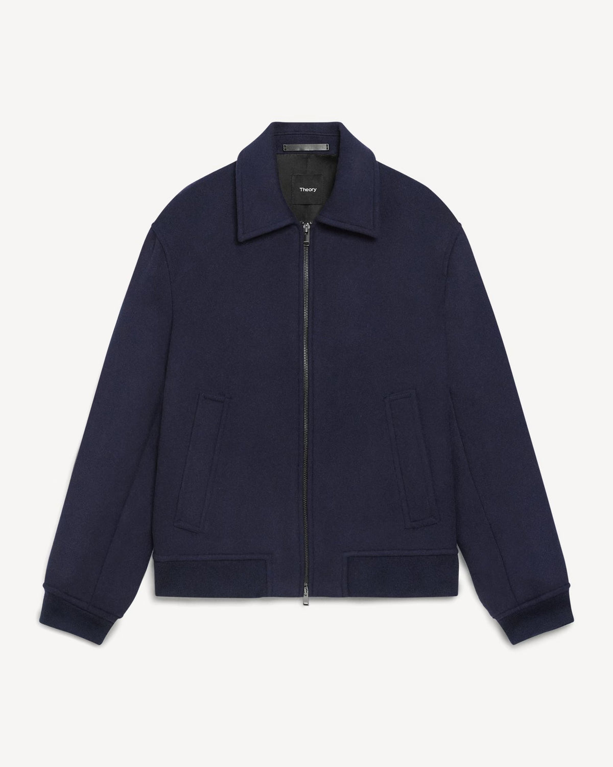 Plush Wool Blend Bomber Baltic