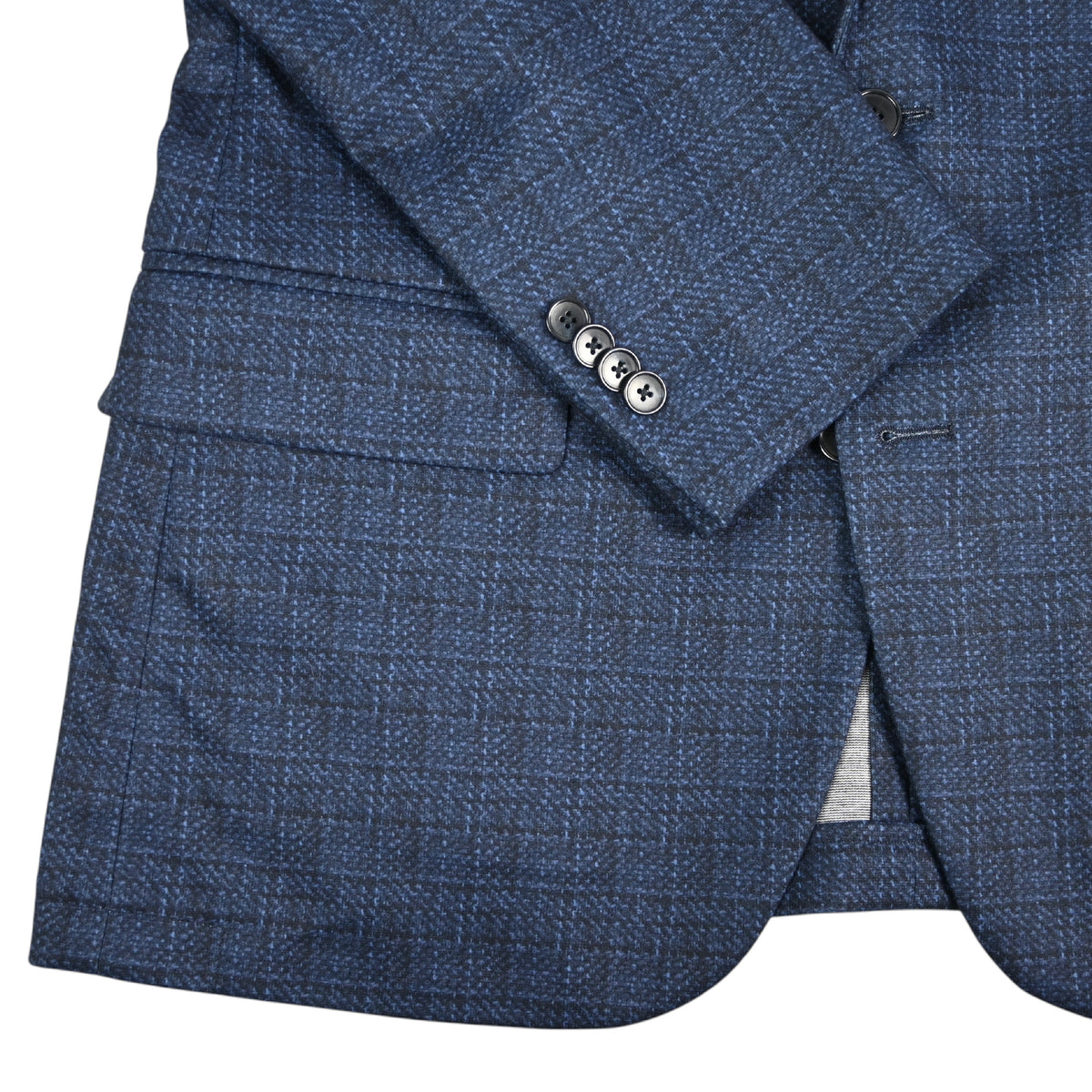 Arani Modern Fit Lifestyle Jacket Blue Texture