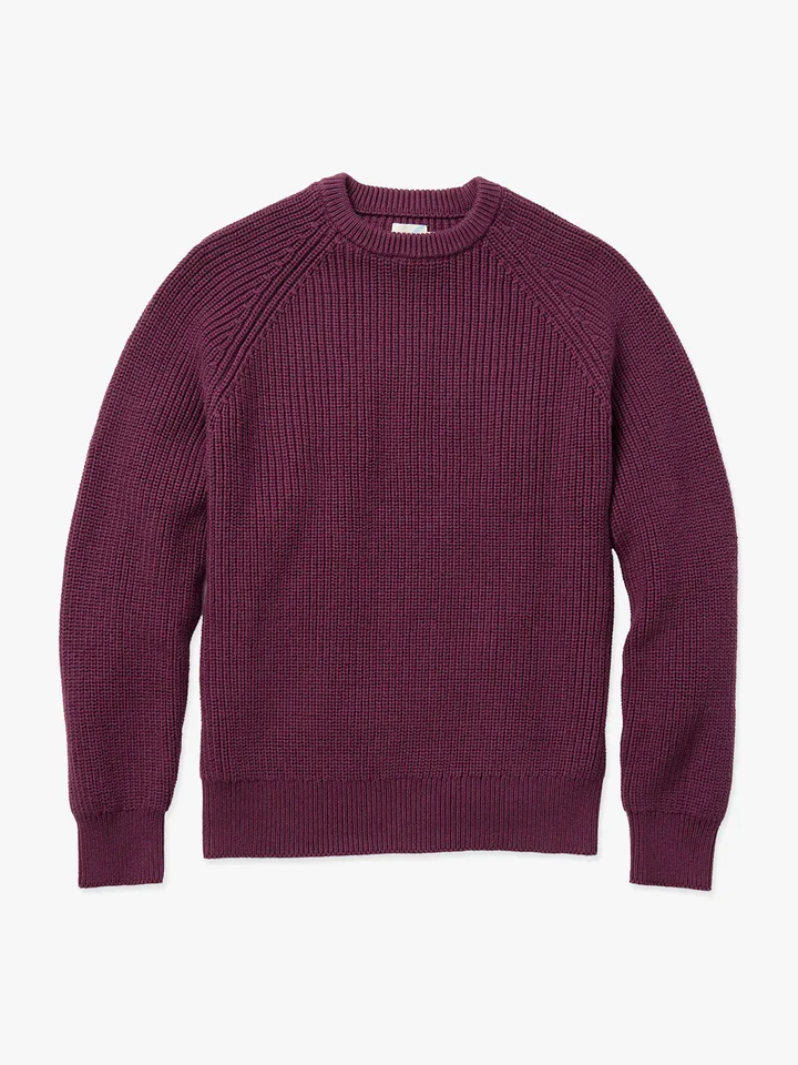 Neptune Sweater in Burgundy