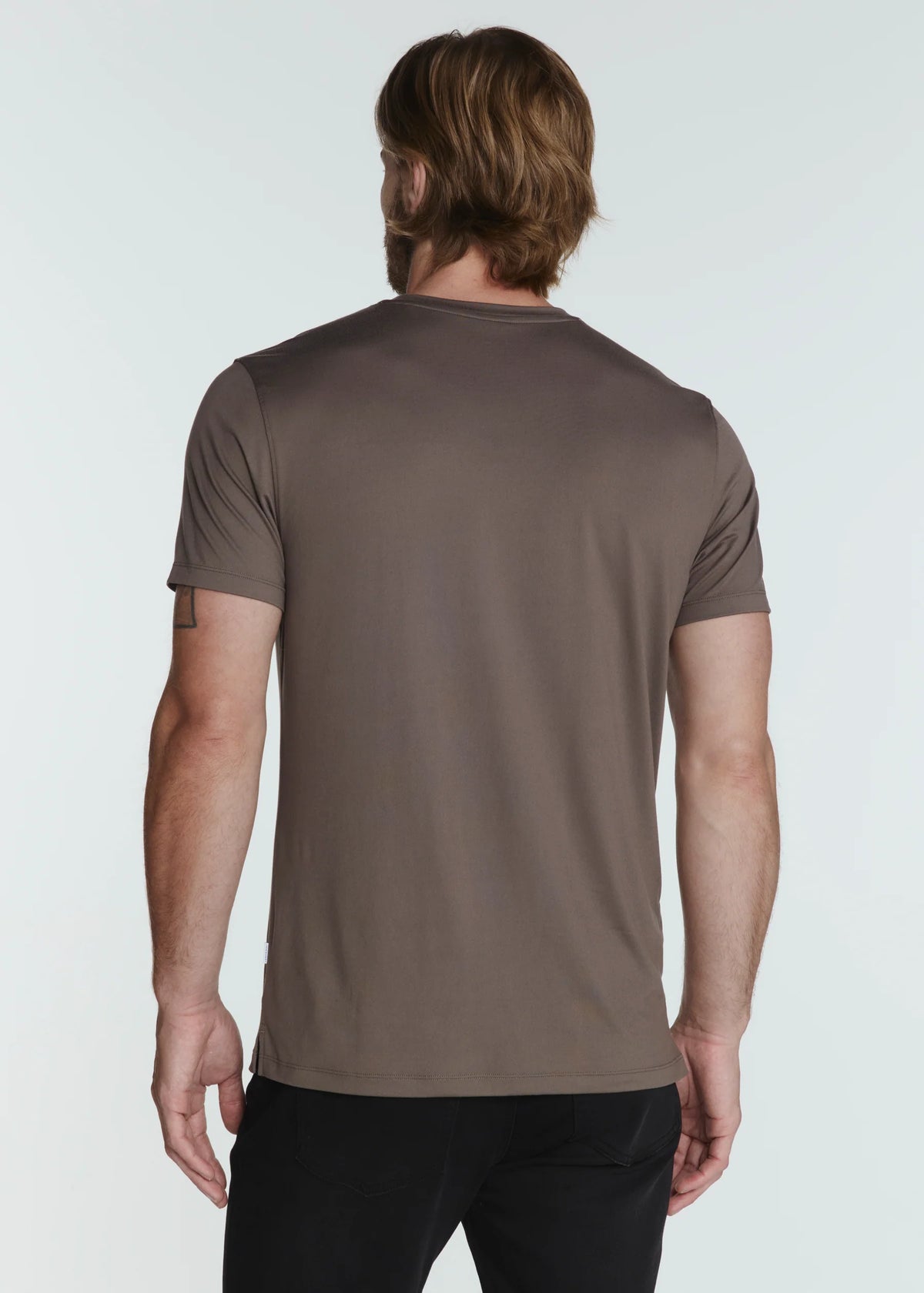 Core Crew Neck Tee Dark Taupe