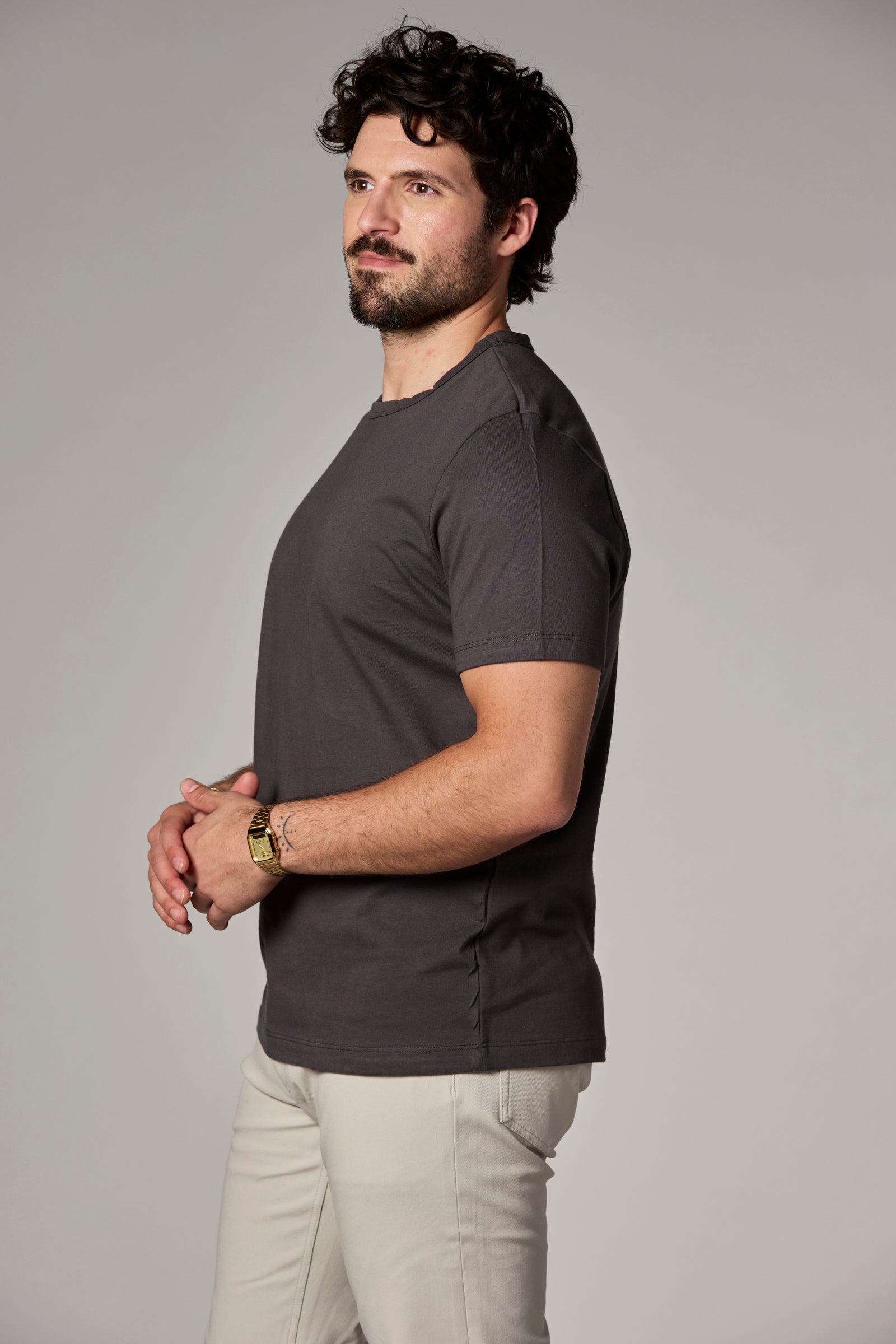 The Rick Crewneck Tee Oxide