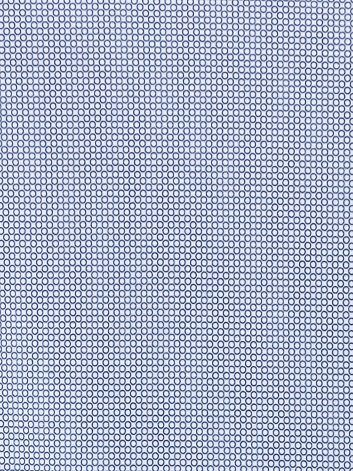 Micro Circle Reworked Woven Short Sleeve Basic Navy