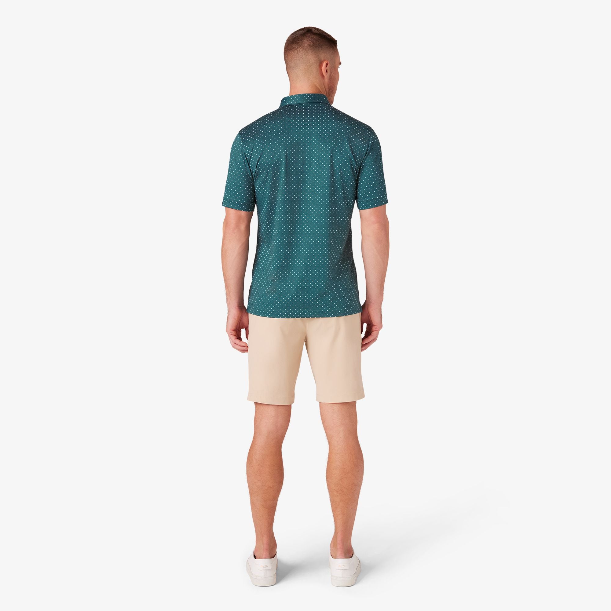 Halyard Short Sleeve Polo Balsam Dot