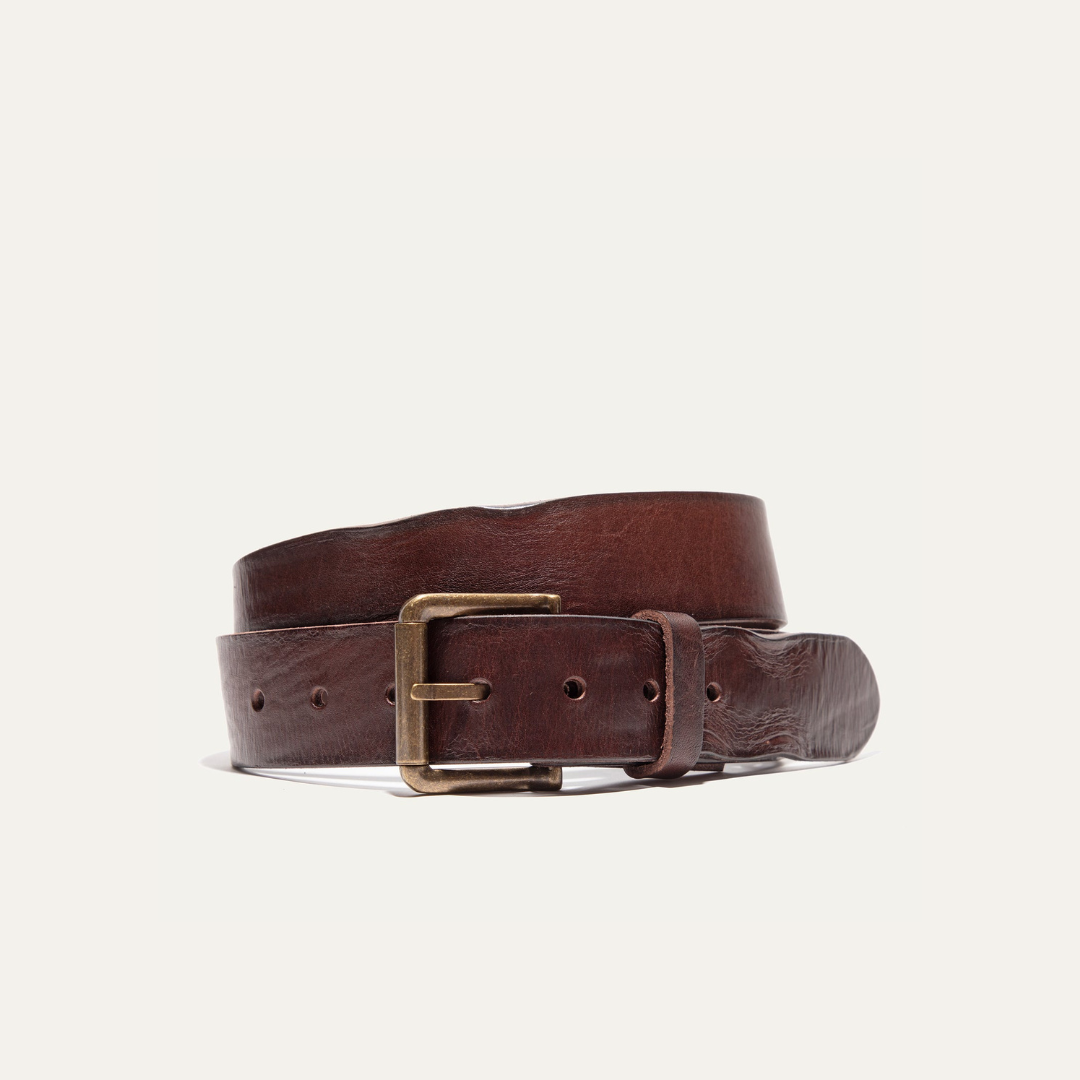 Vintage Wash Belt Brown