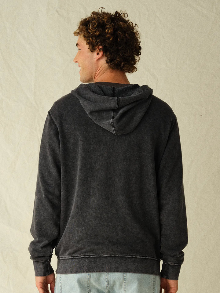 Saltaire Zip Hoodie Black