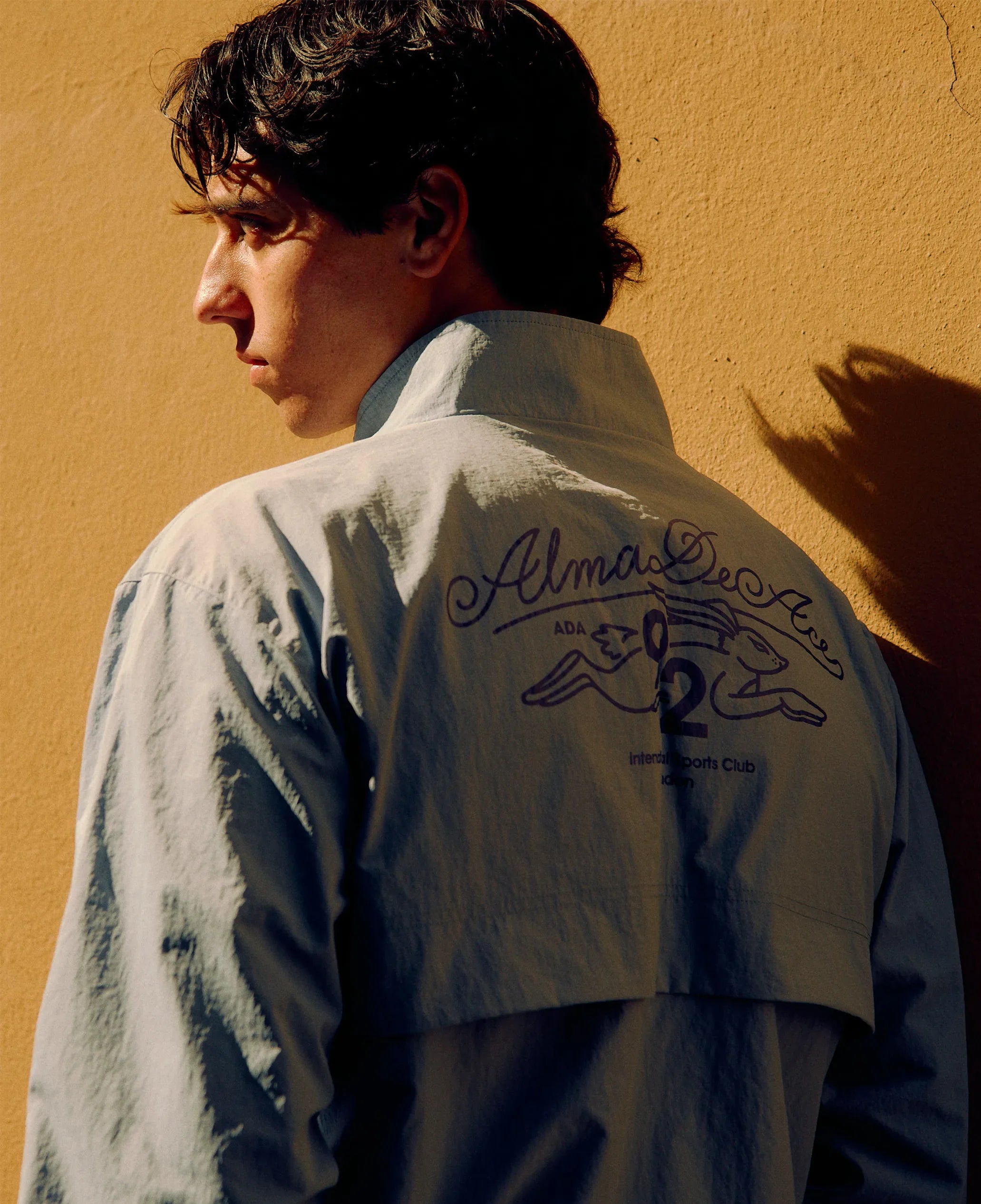 92 Yenta Quarter Zip Jacket Light Blue