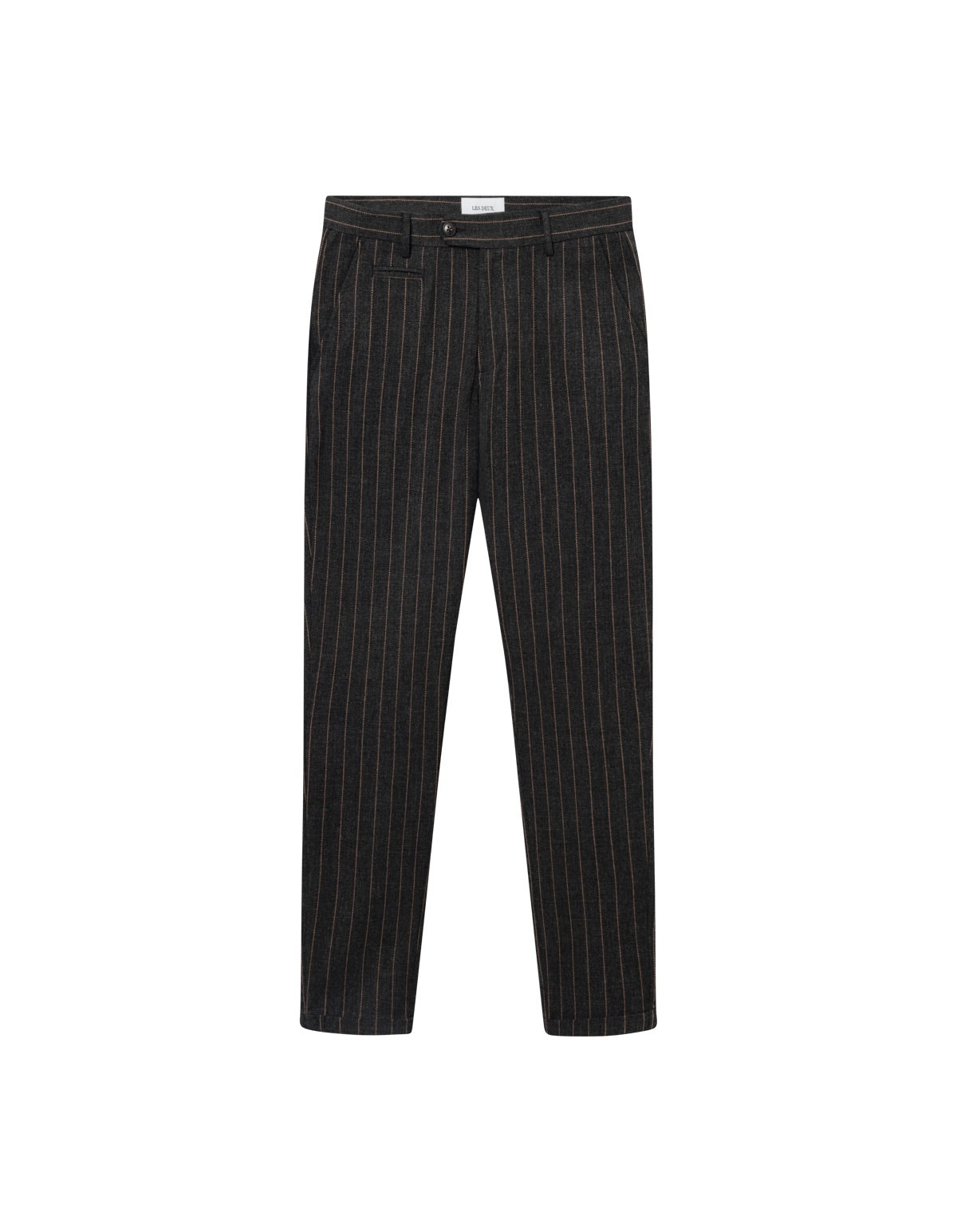 Como Pinstripe Suit Pants - Dark Grey Melange/Rubber