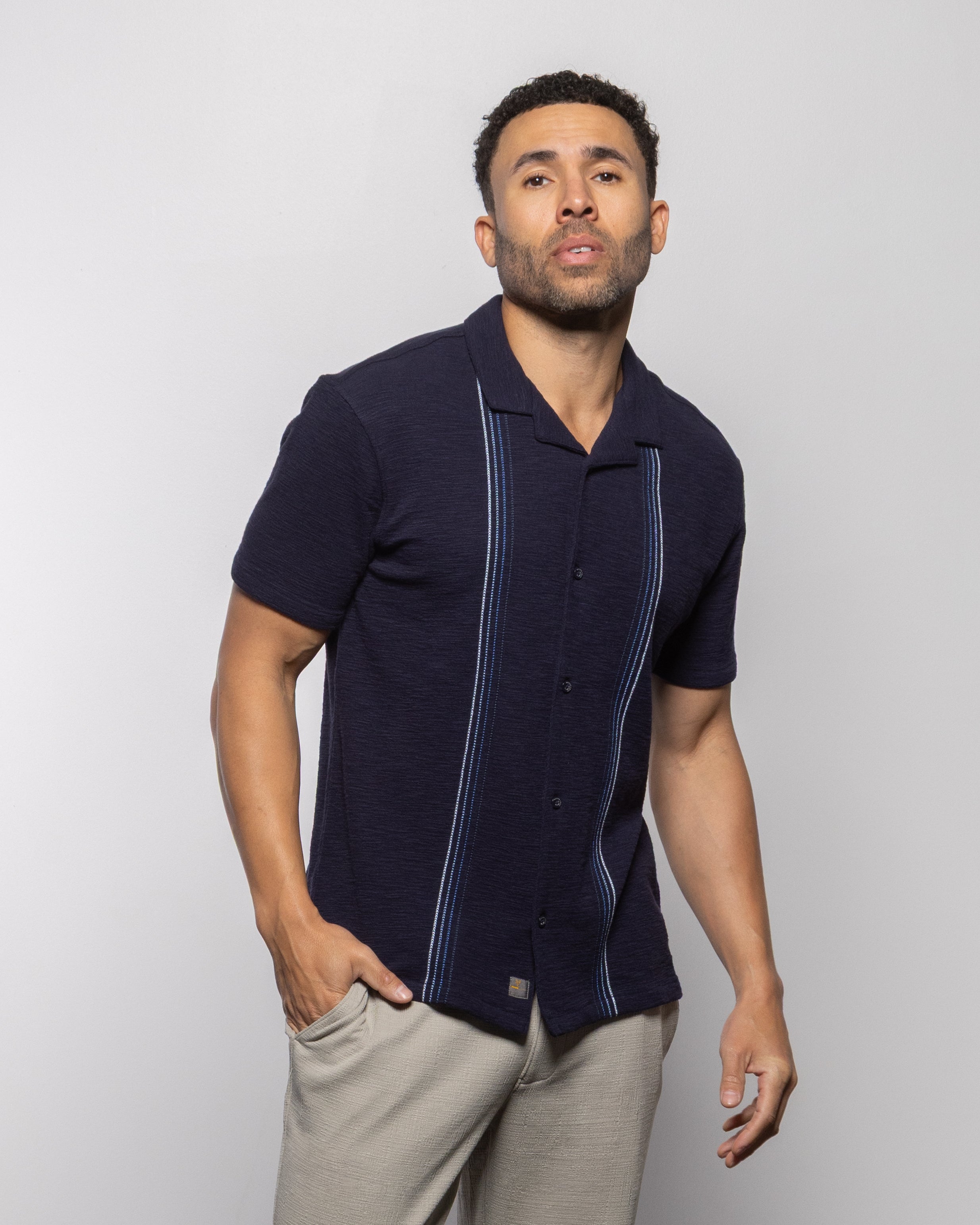 Napa Camp Shirt Indigo Night