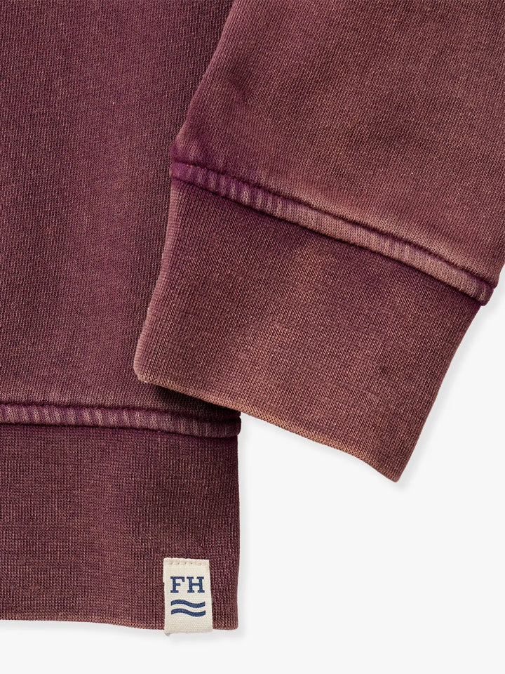 Saltaire Crewneck II Burgundy