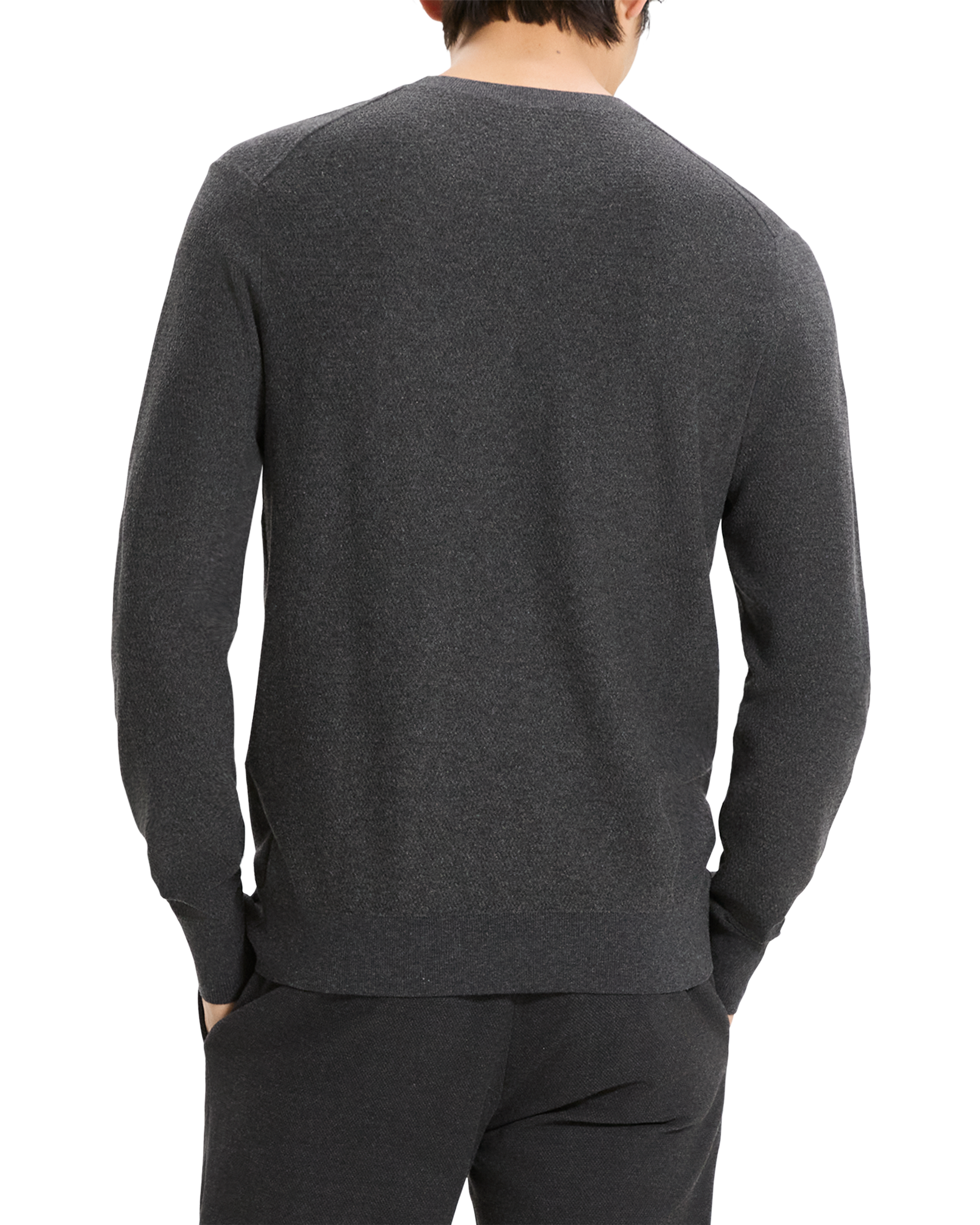 Riland Light Bilen Crewneck Sweater Charcoal Melange