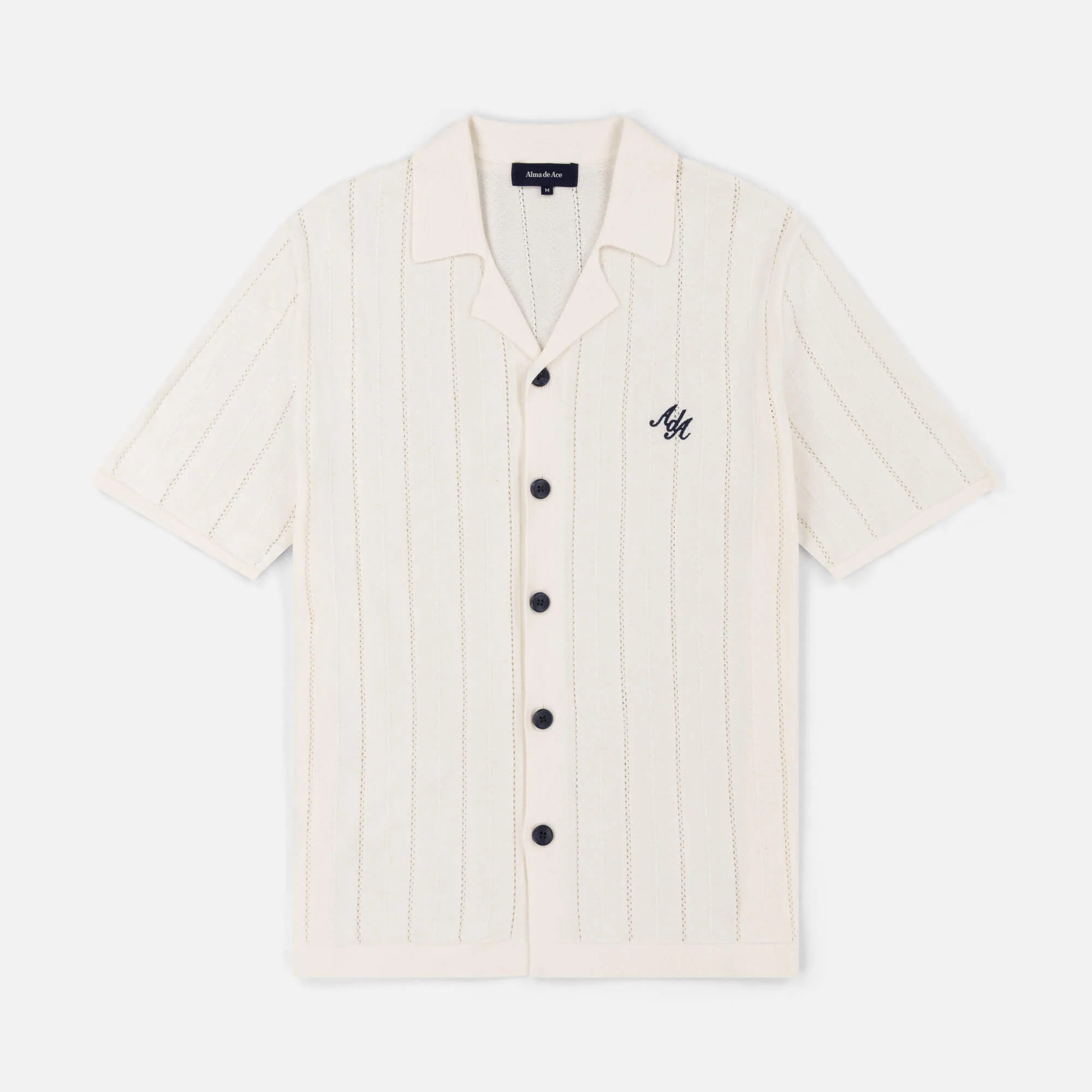 Tao Knitted Short Sleeve Shirt Cream