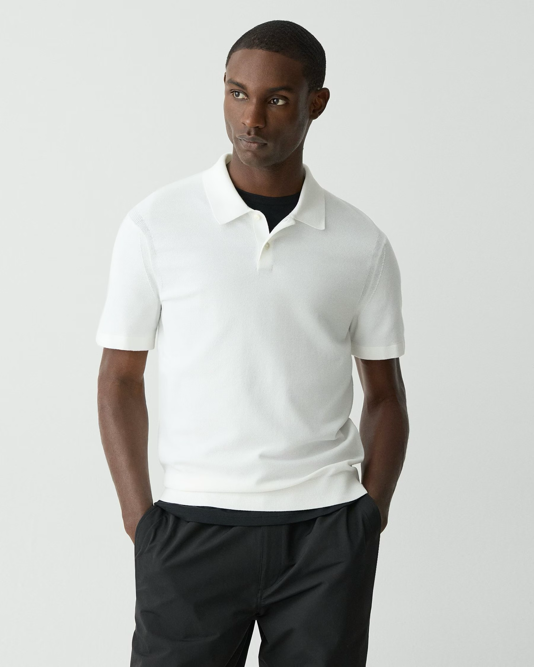 Goris Short Sleeve Polo White