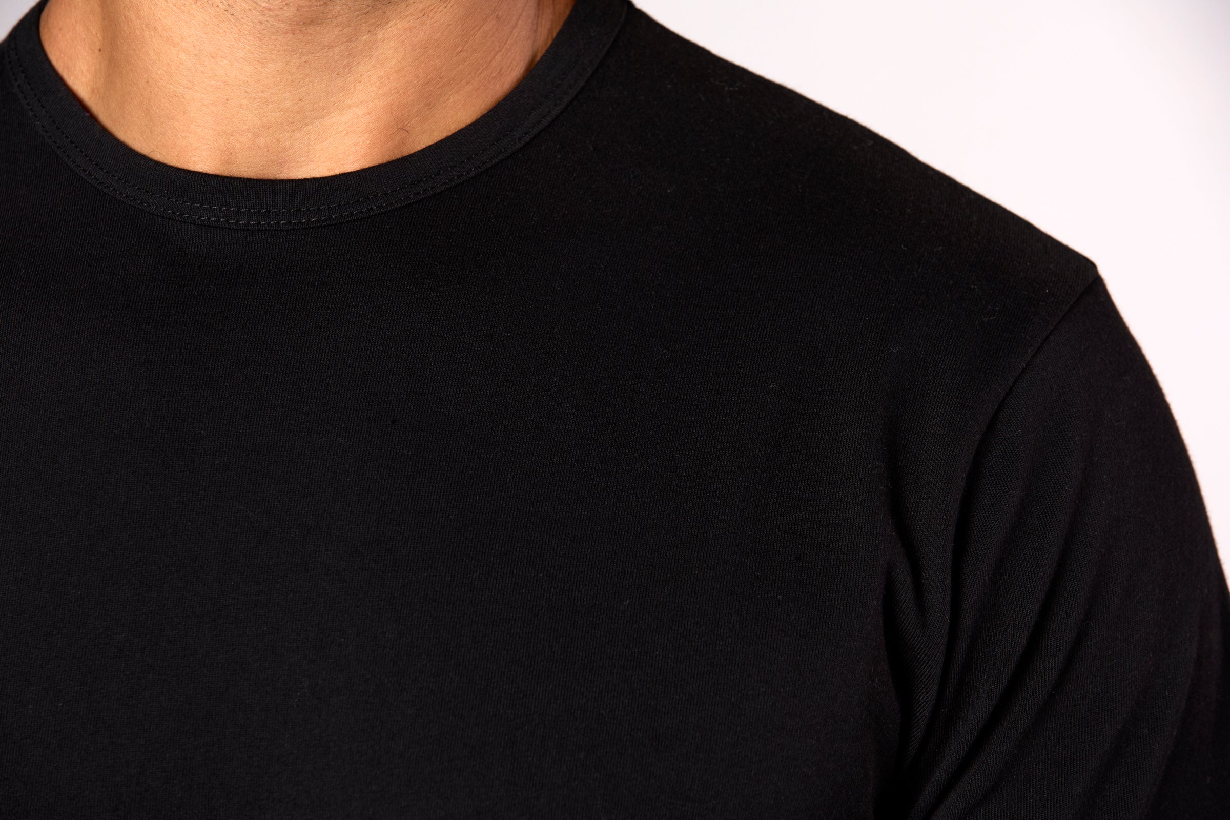 The Hudson Crew Tee in Heavy Cotton Jersey Black