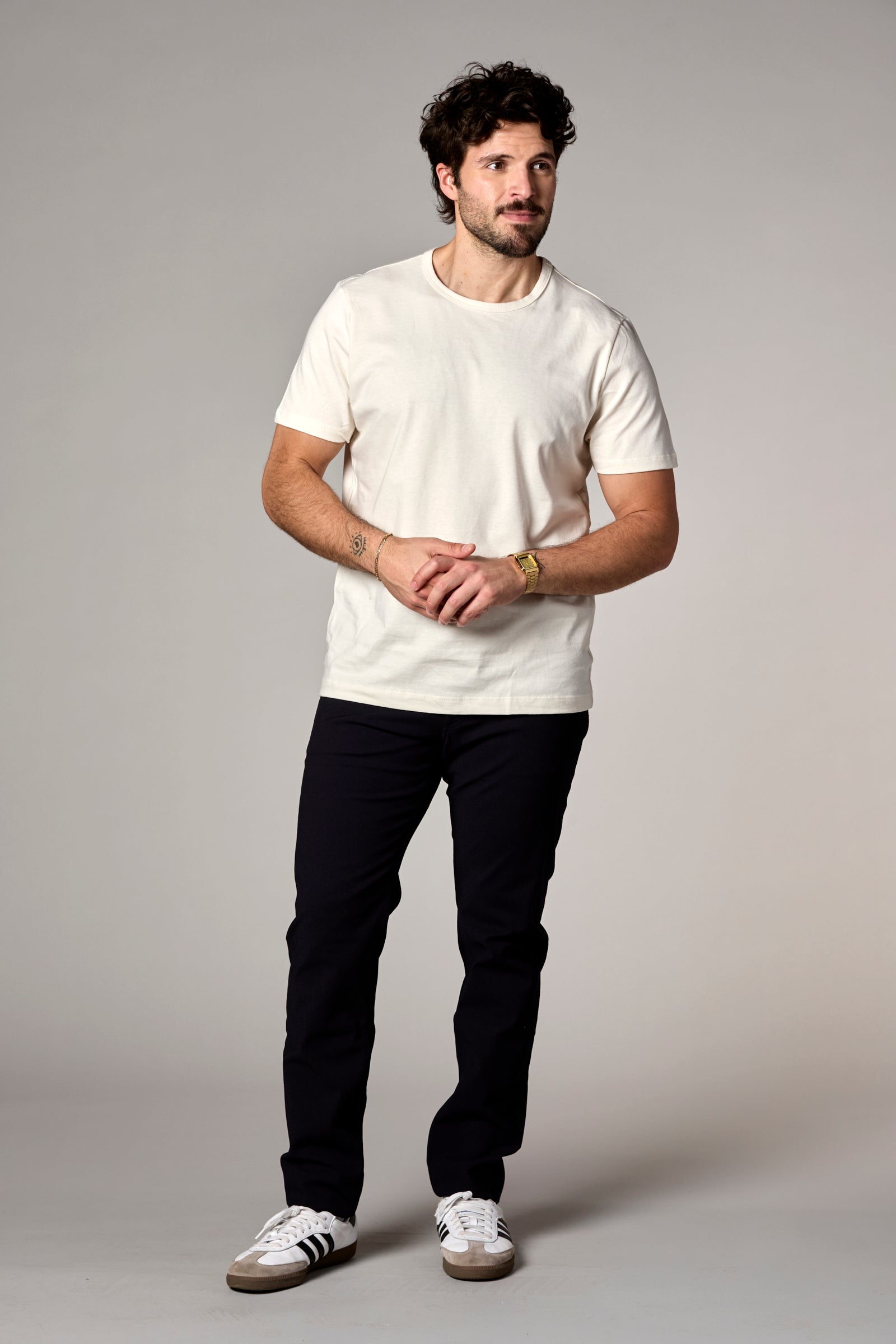 The Rick Crewneck Tee Ivory