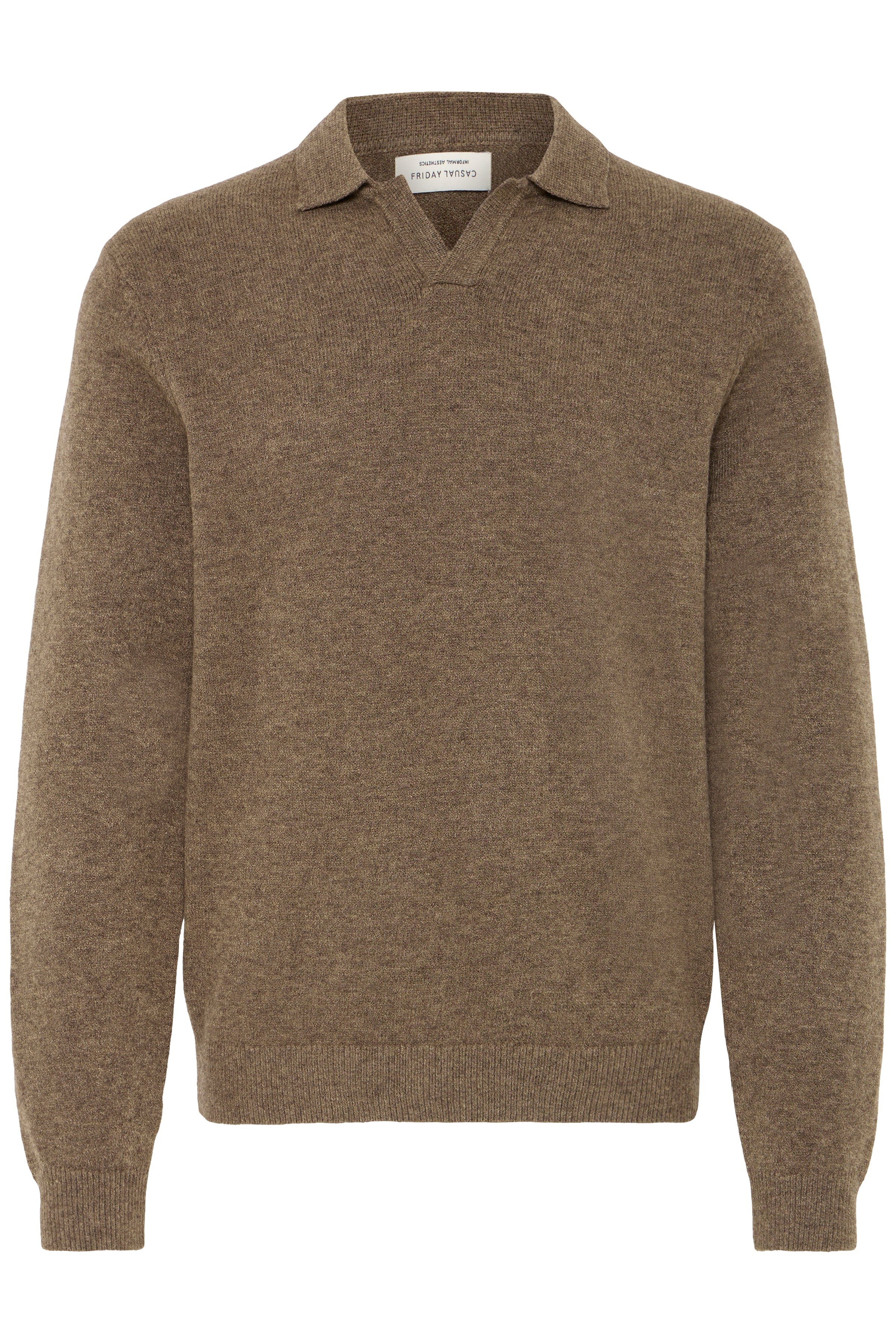 Karl Knit Polo Chocolate Chip