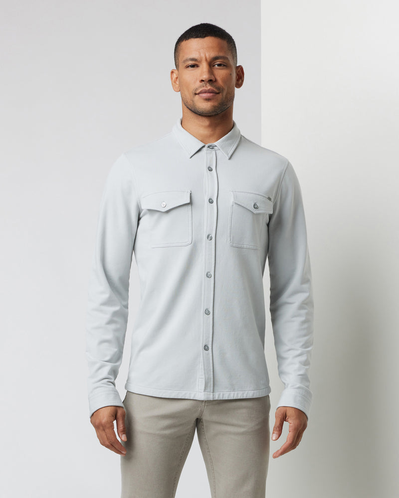 Boulevard Shirt Jacket Sky Grey