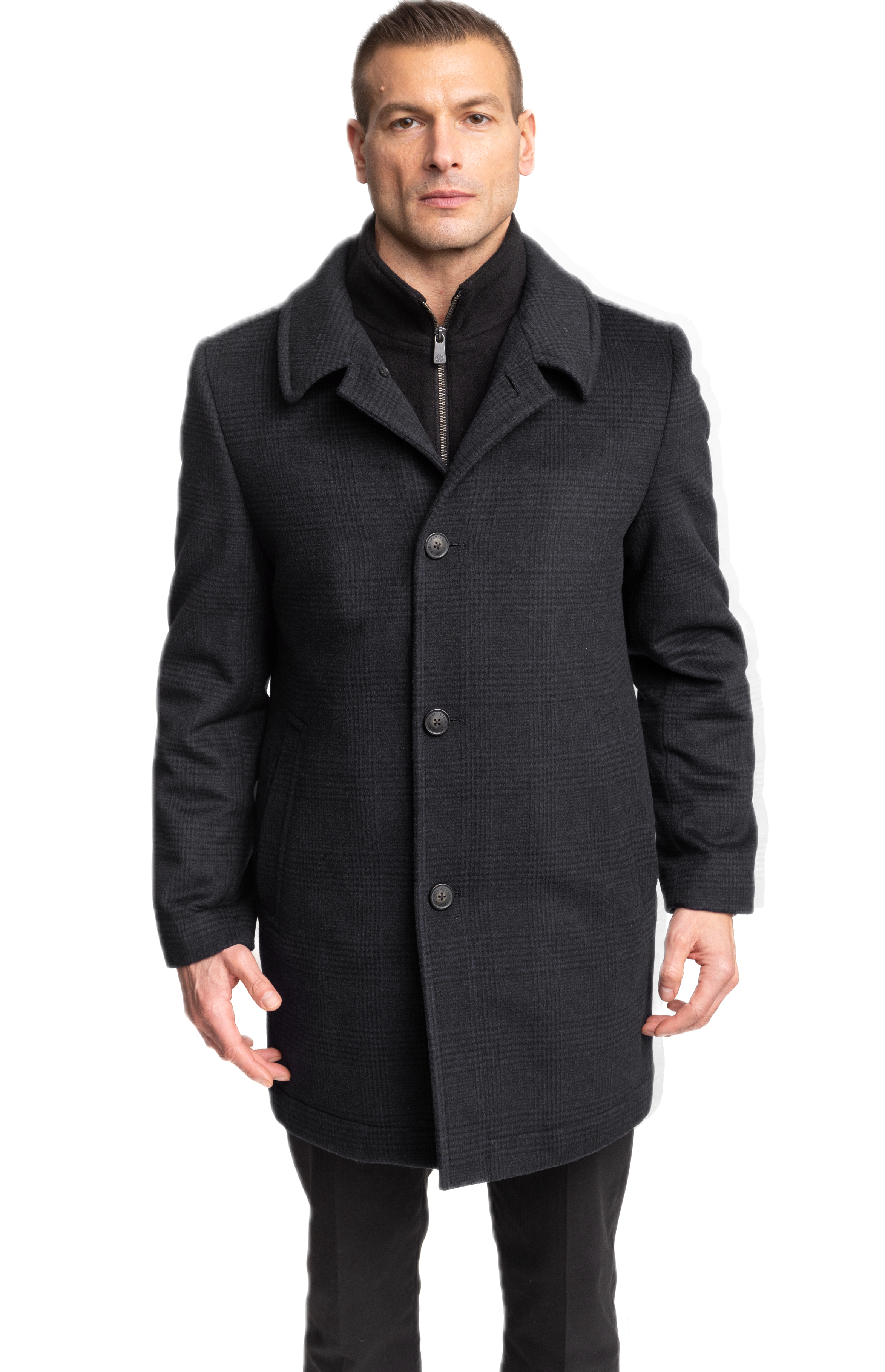 Macbeth Jacket Charcoal Plaid