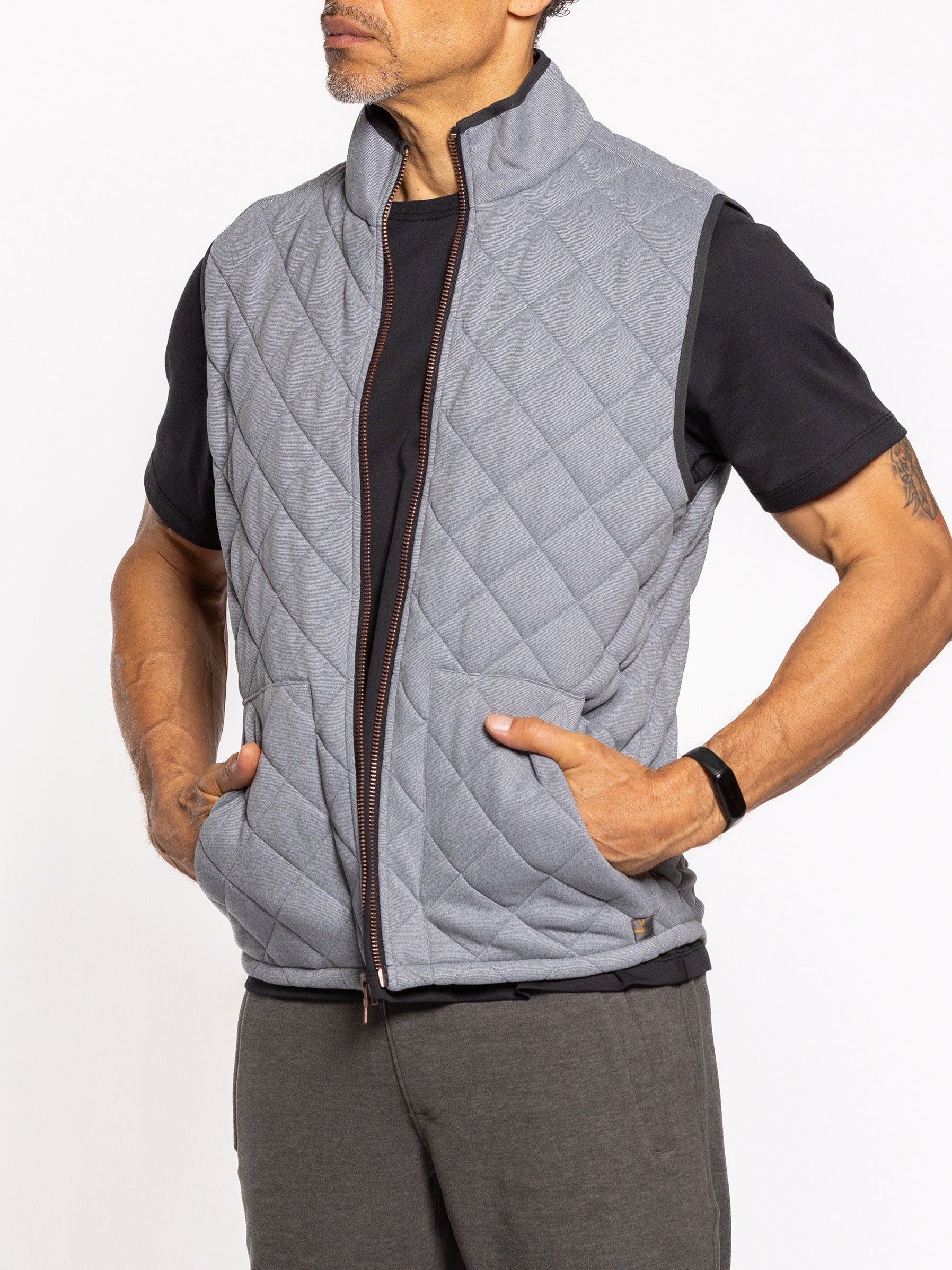 Manhattan Vest Jet Black