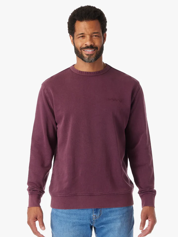 Saltaire Crewneck II Burgundy