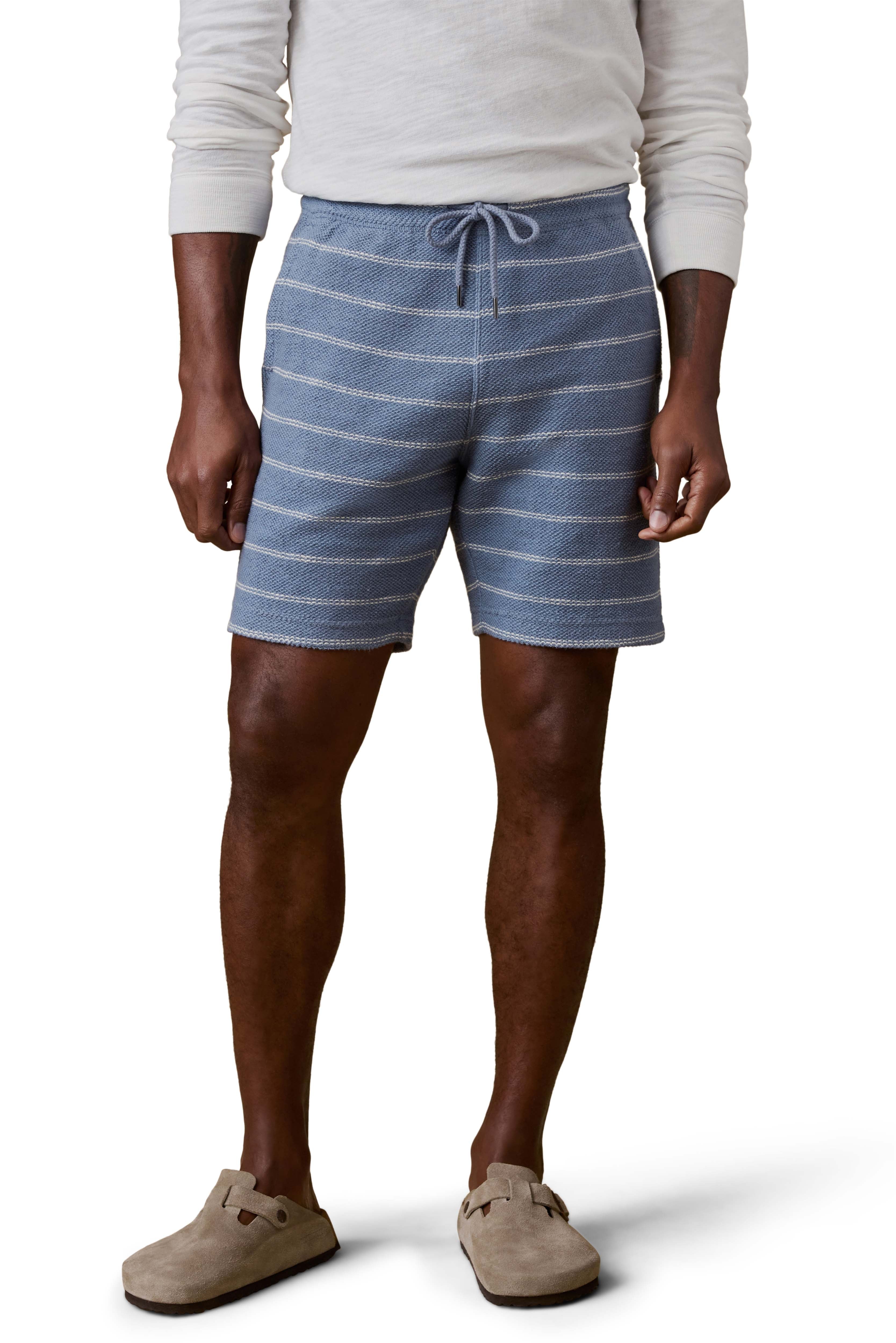 Whitewater Sweatshort Seabrook Stripe