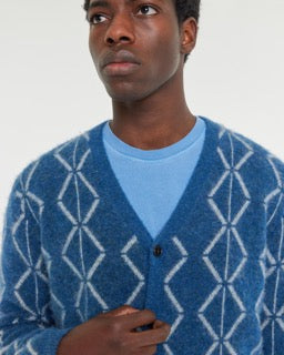 Snowstar Cardigan in Blue