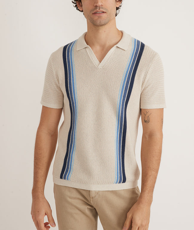 Conrad Stripe Sweater Polo