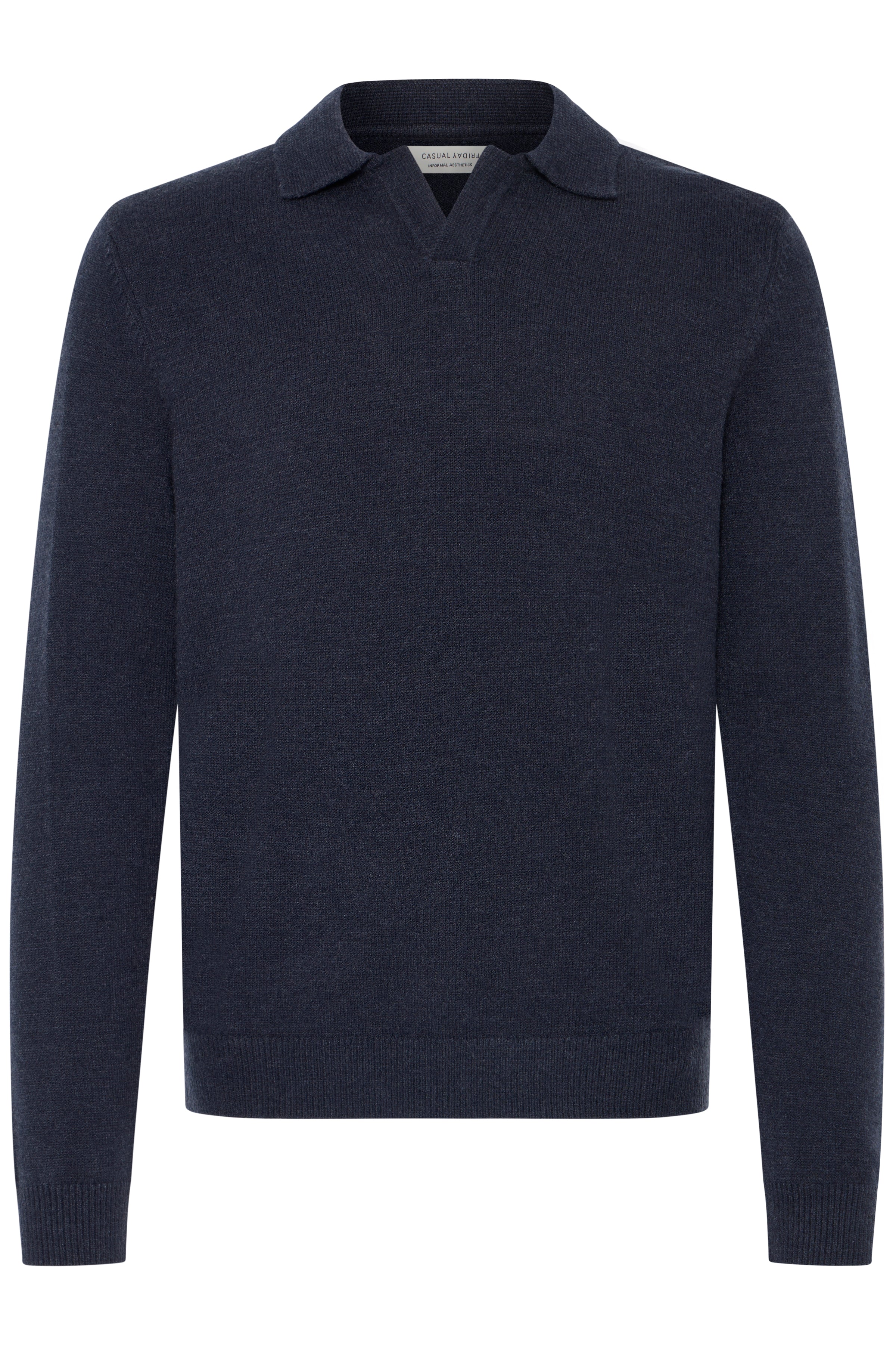Karl Knit Polo Dark Navy Melange